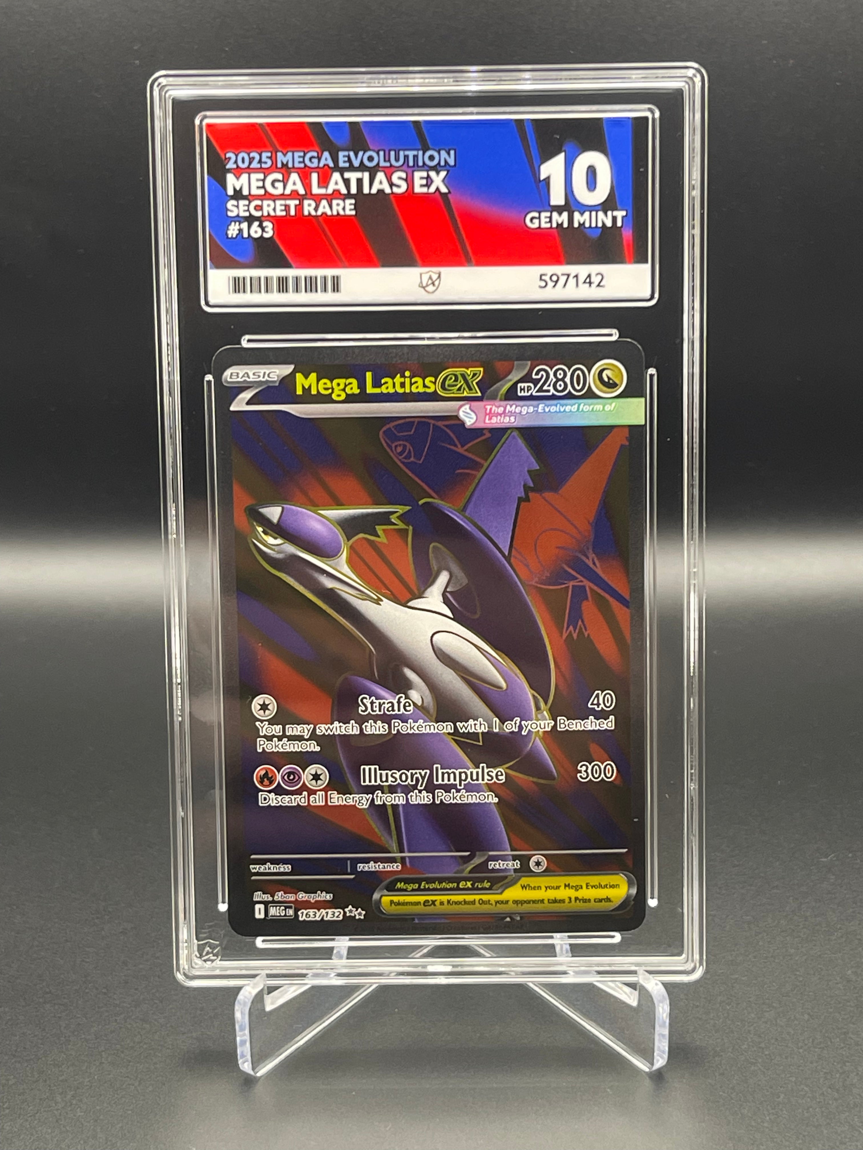 pokemon card mega latias ex Box Celebrate the incredible history of the TCG hobby by adding this Mega Latias ex 2025 Pokemon Mega Evolution Double Rare #100 PSA Authenticated 10 Card to your vault Mega Latias ex RR 049/063
