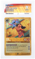 ACE GRADED 9 MINT Lilo Escape Artist 25/P2 Archazia's Disney Lorcana