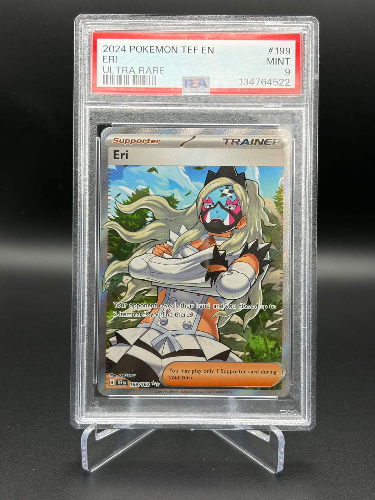PSA 9 MINT Carmine 204/167 Pokémon Twilight Masquerade – Card Vault TCG