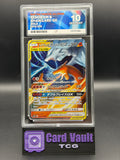 ACE Grading 10 Gem Mint Reshiram & Charizard GX Tag Team JPN 016/173