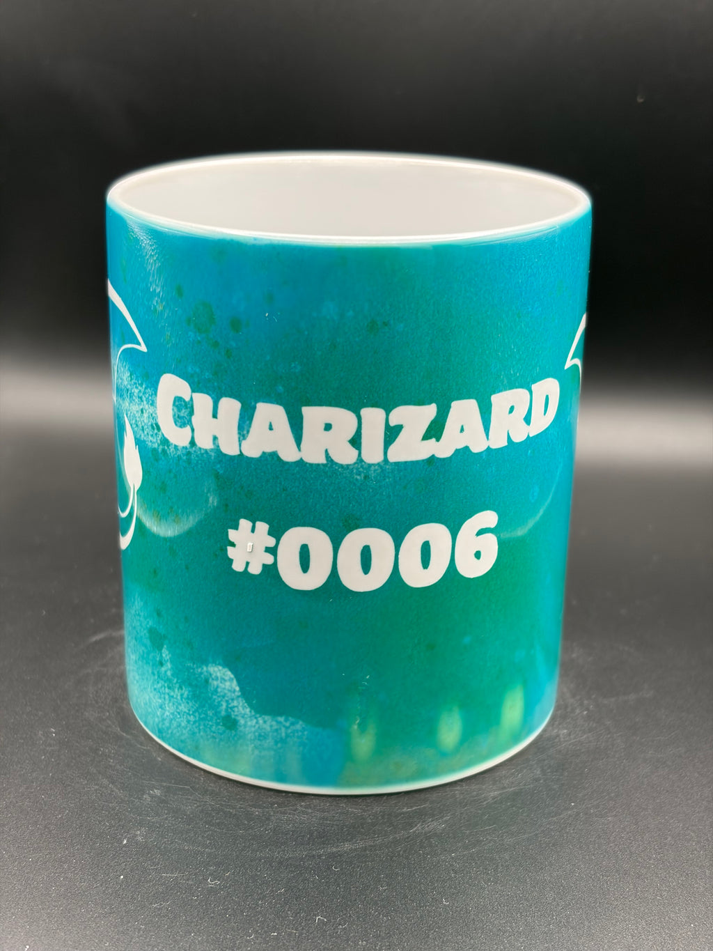Charizard 10oz Mug - Aqua Blue
