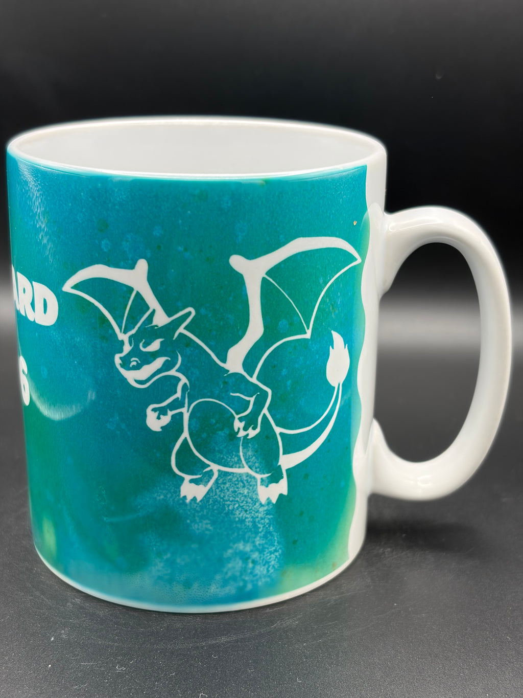 Charizard 10oz Mug - Aqua Blue