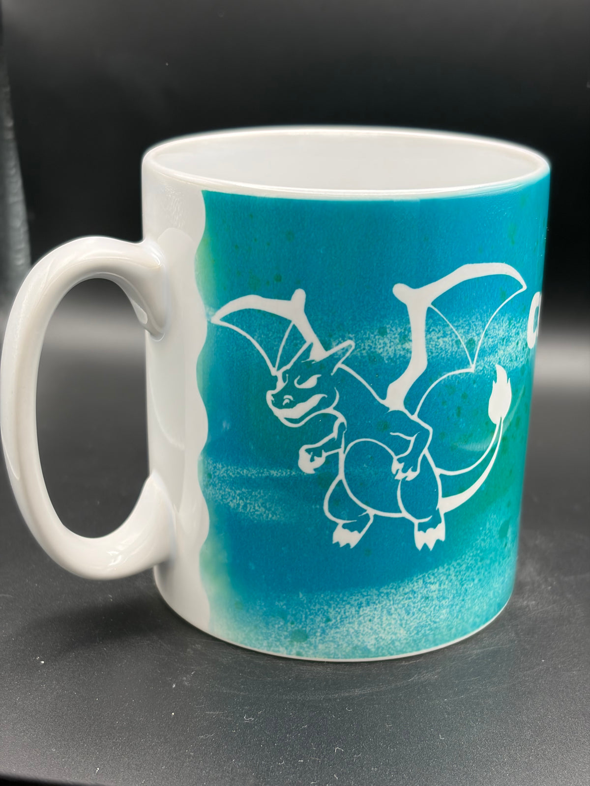 Charizard 10oz Mug - Aqua Blue