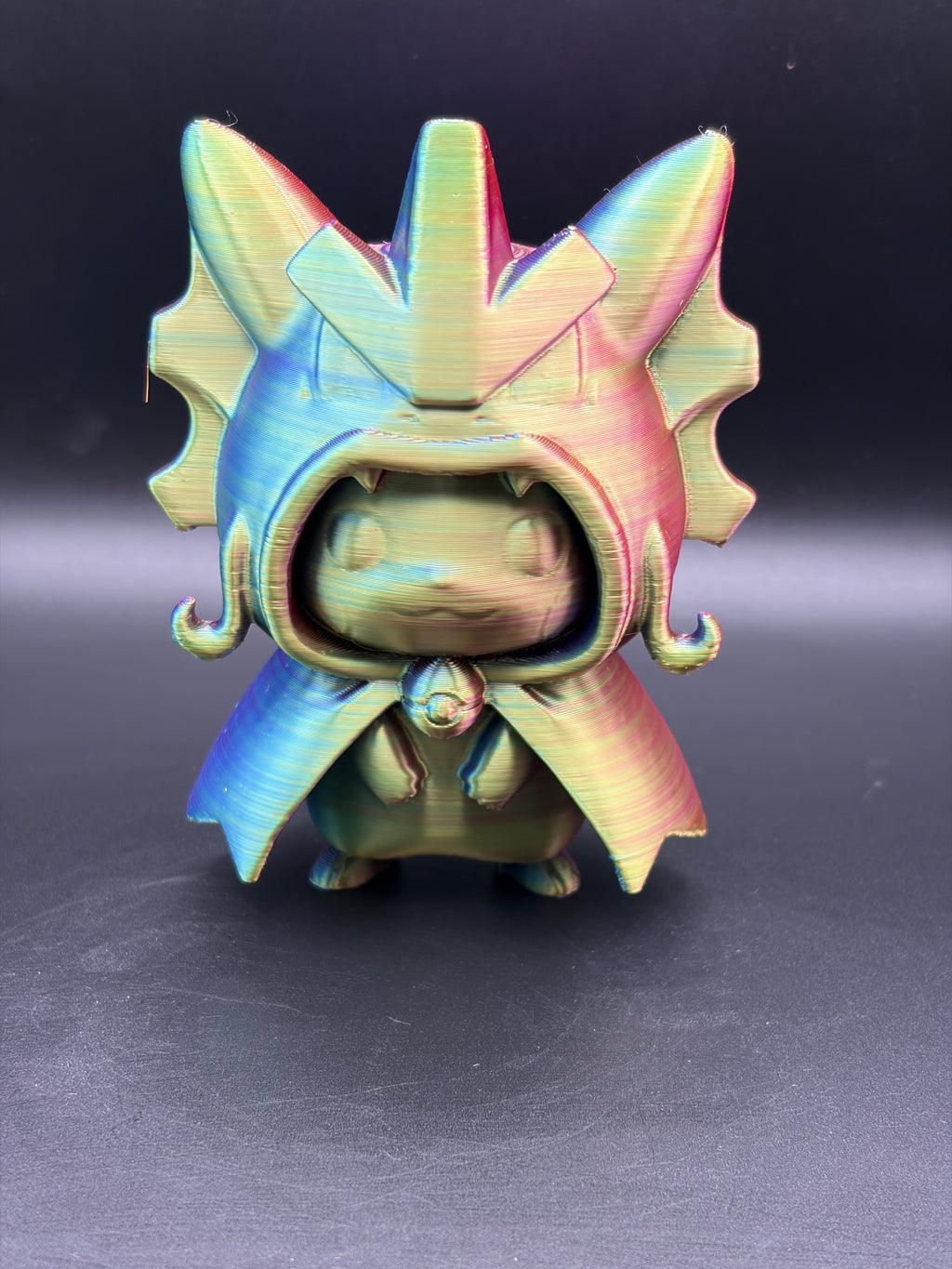 3D Printed Pikachu in Gyrados Poncho