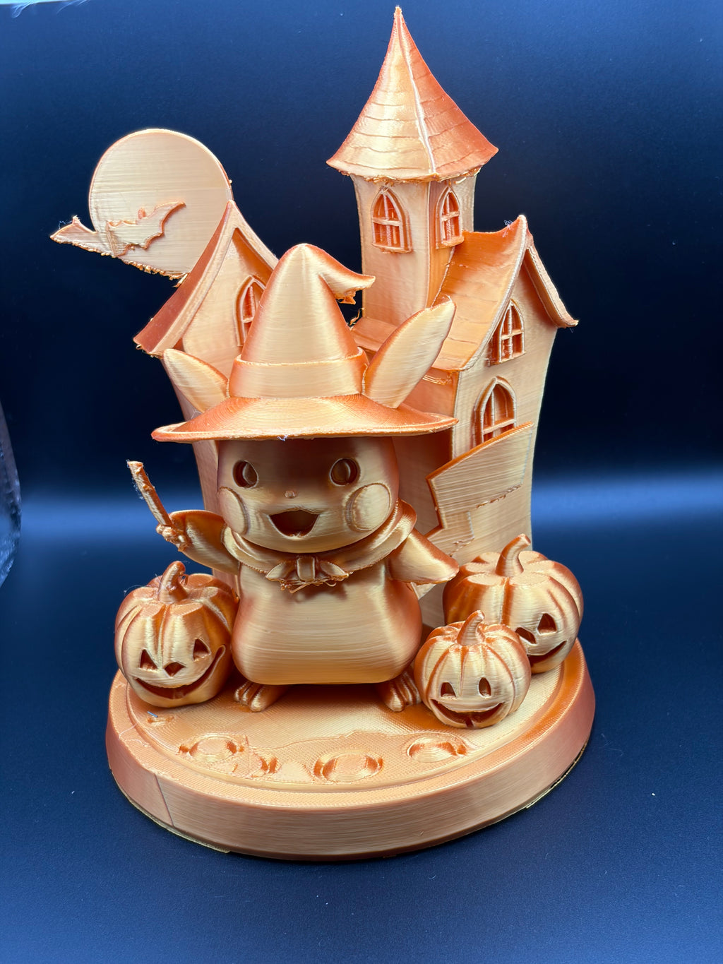 3D Printed Halloween scene with Pikachu