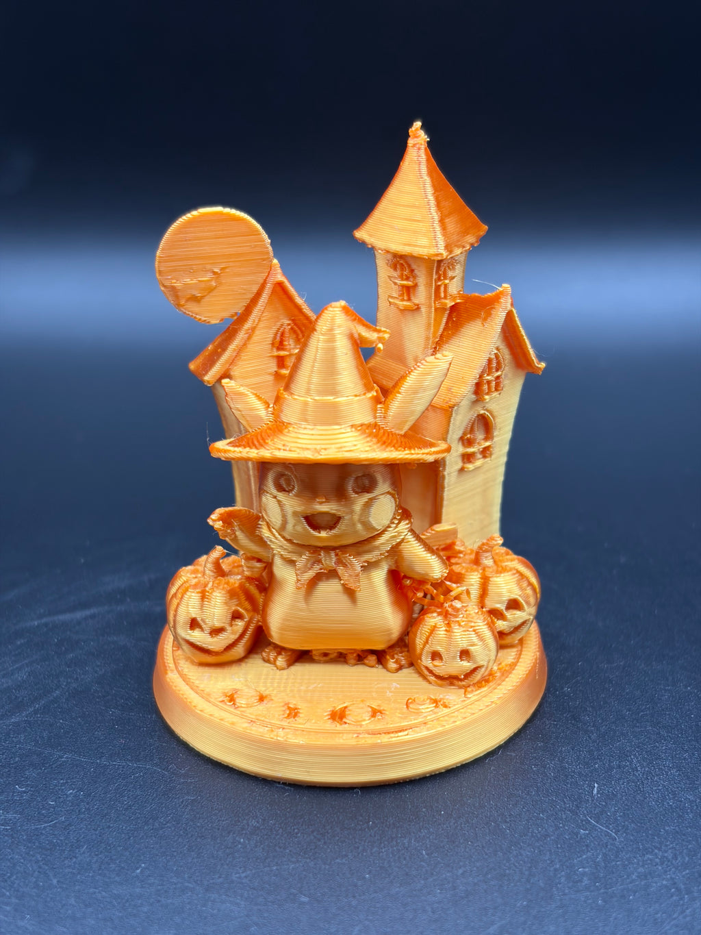 3D Printed Halloween scene with Pikachu