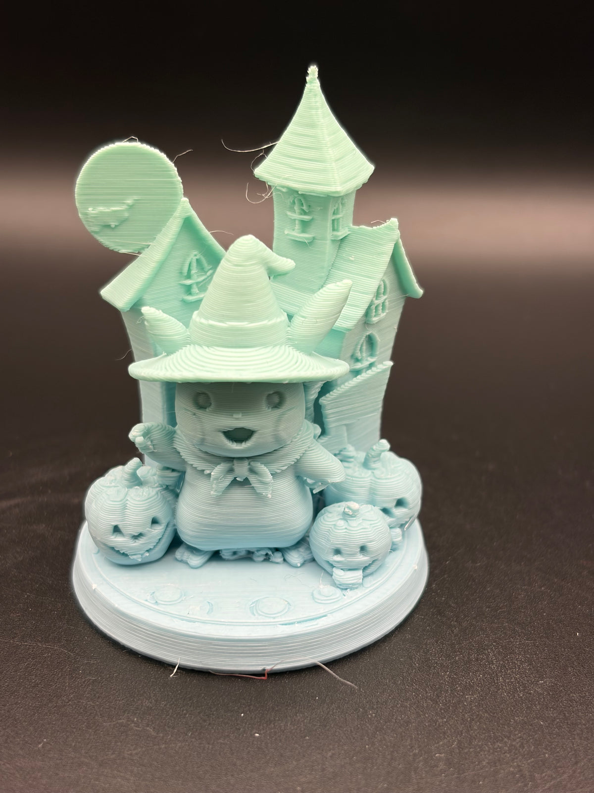 3D Printed Halloween scene with Pikachu