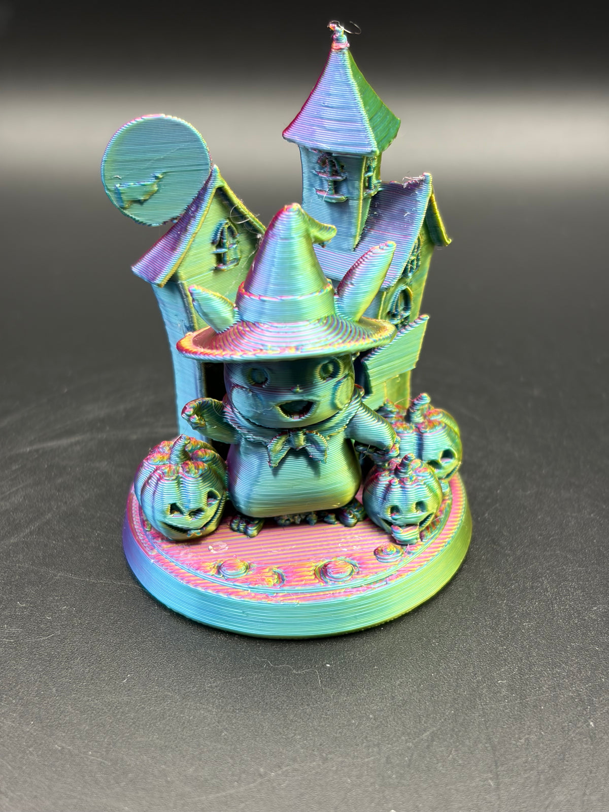 3D Printed Halloween scene with Pikachu