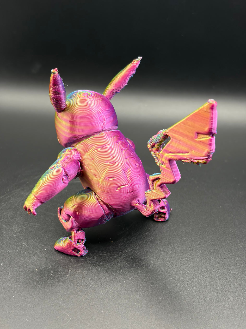 3D Printed Battle worn Iron Pikachu