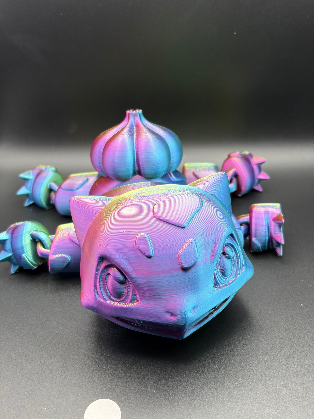 3D Printed Custom Articulated Bulbasaur