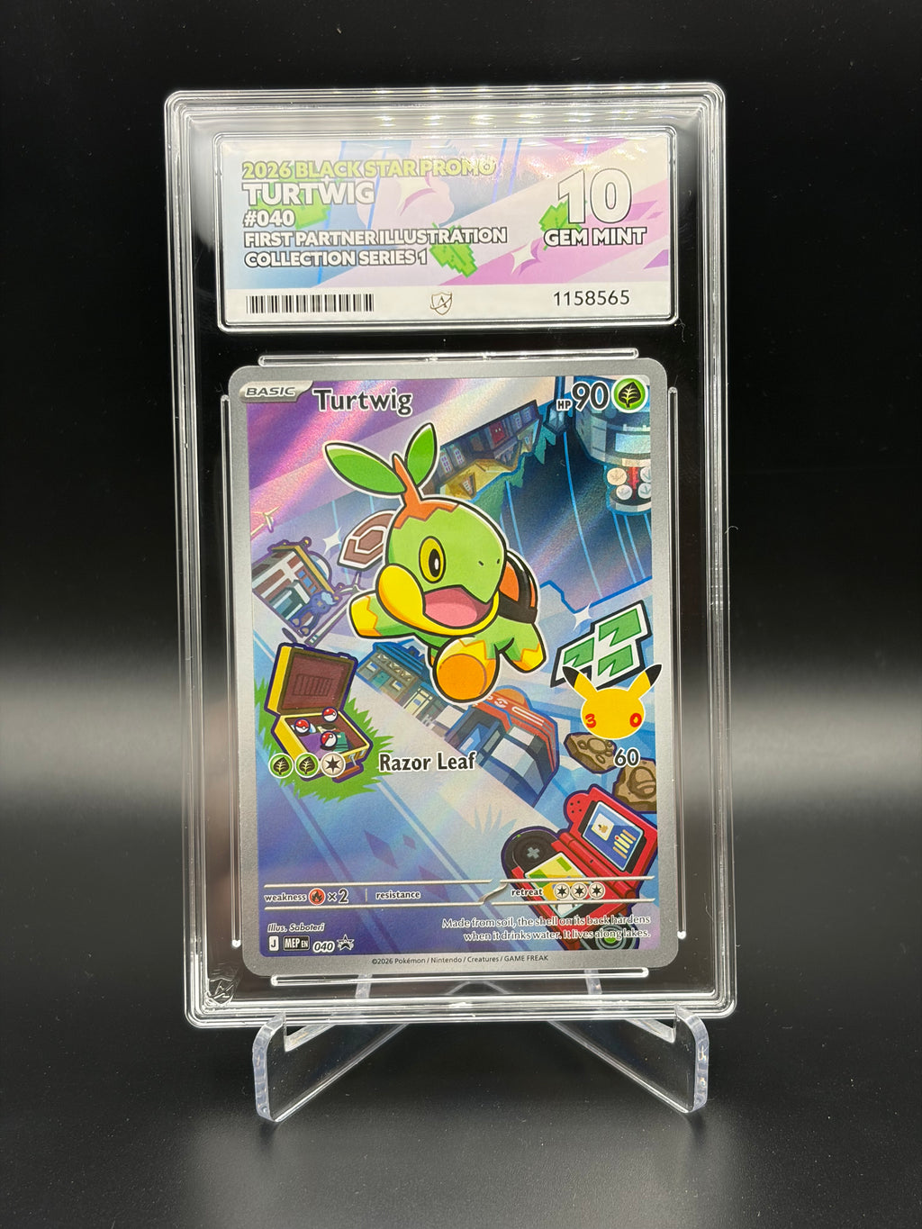 Pokémon First Partner Illustration Collection - 27 Cards all Graded Gem Mint 10