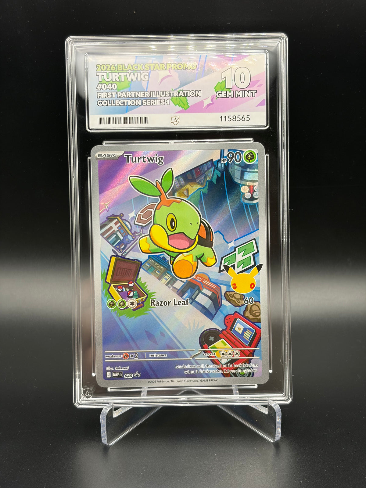 Pokémon First Partner Illustration Collection - 27 Cards all Graded Gem Mint 10