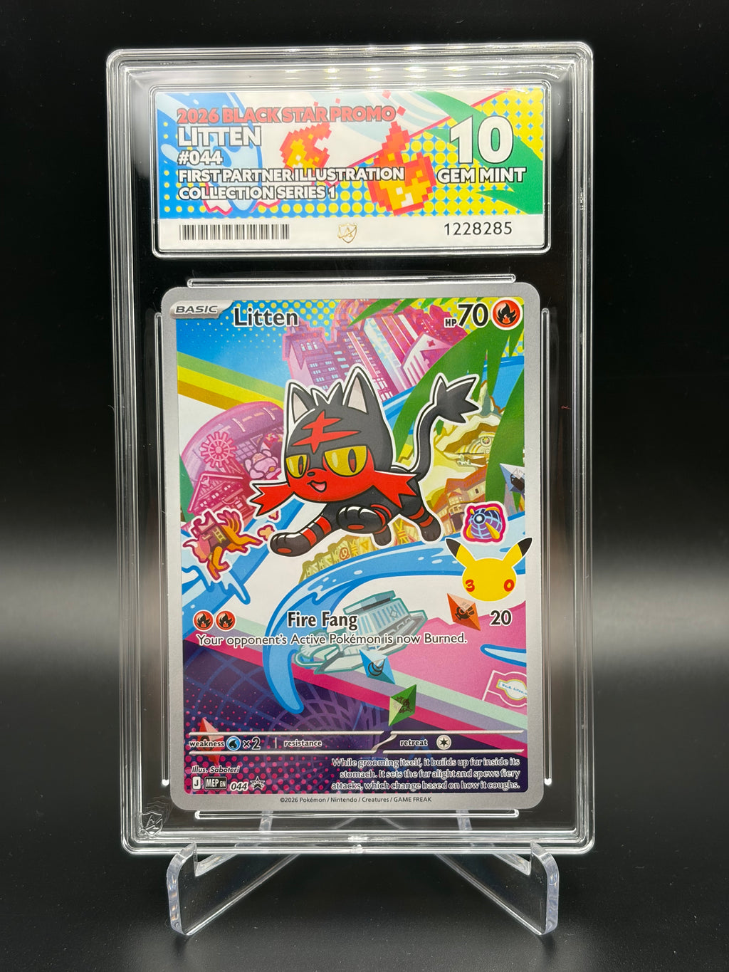 Pokémon First Partner Illustration Collection - 27 Cards all Graded Gem Mint 10