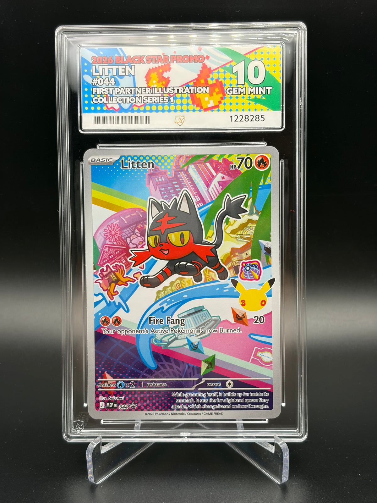 Pokémon First Partner Illustration Collection - 27 Cards all Graded Gem Mint 10