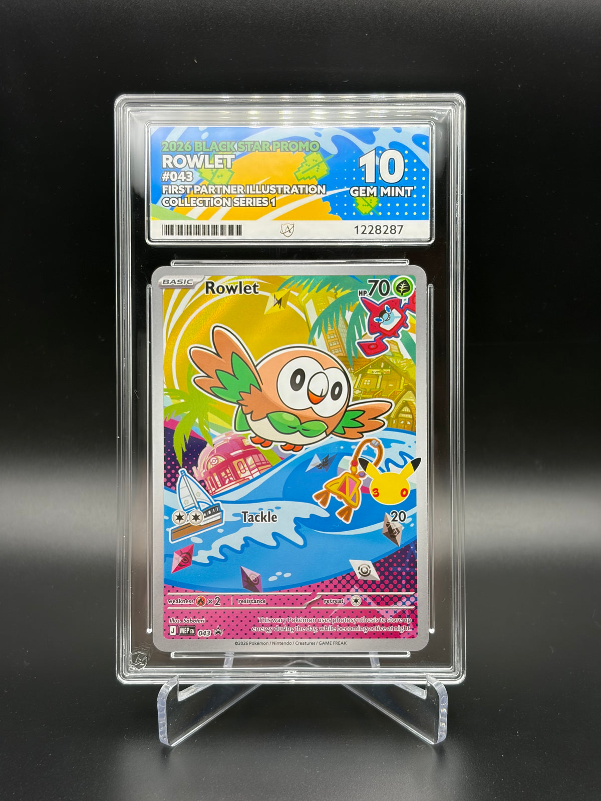Pokémon First Partner Illustration Collection - 27 Cards all Graded Gem Mint 10