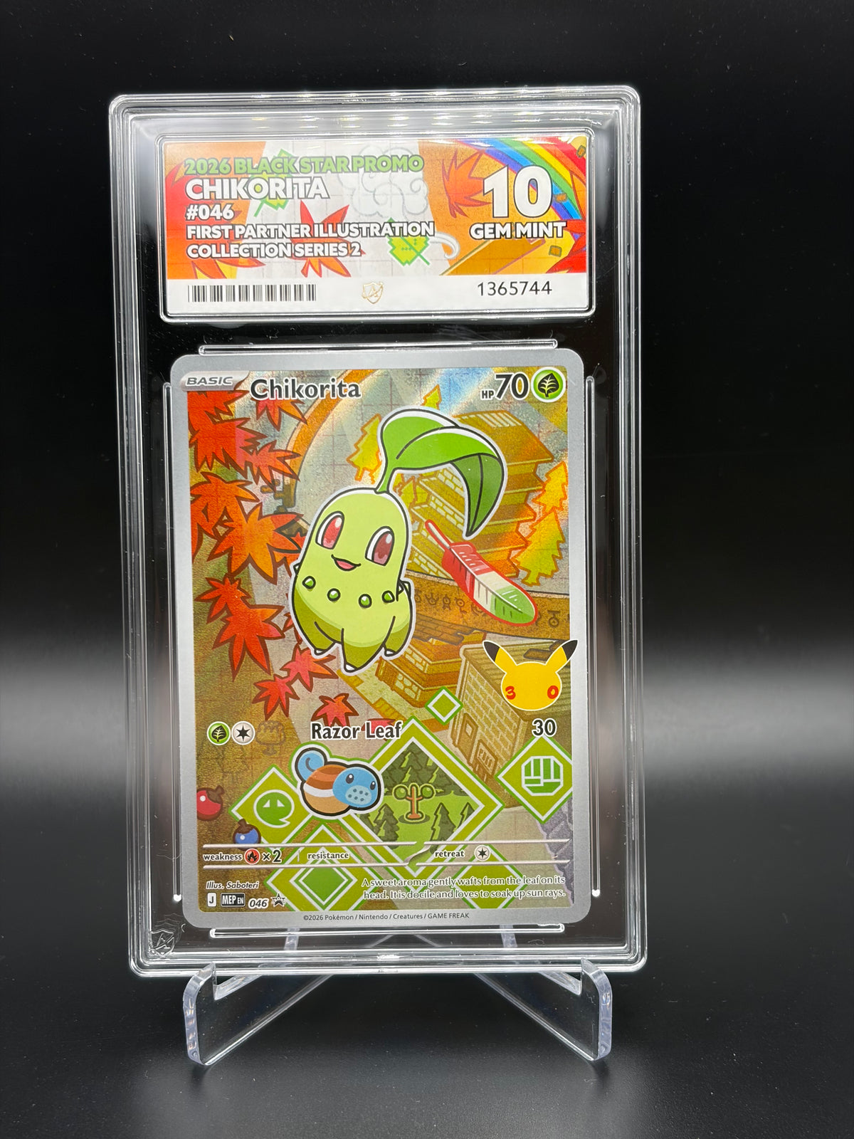 Pokémon First Partner Illustration Collection - 27 Cards all Graded Gem Mint 10