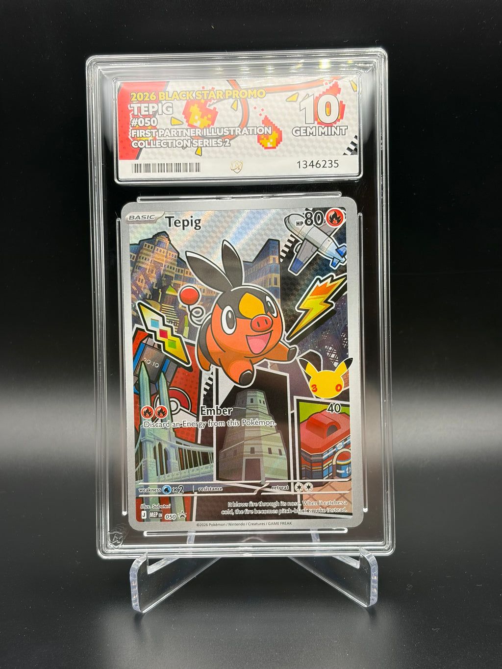 Pokémon First Partner Illustration Collection - 27 Cards all Graded Gem Mint 10