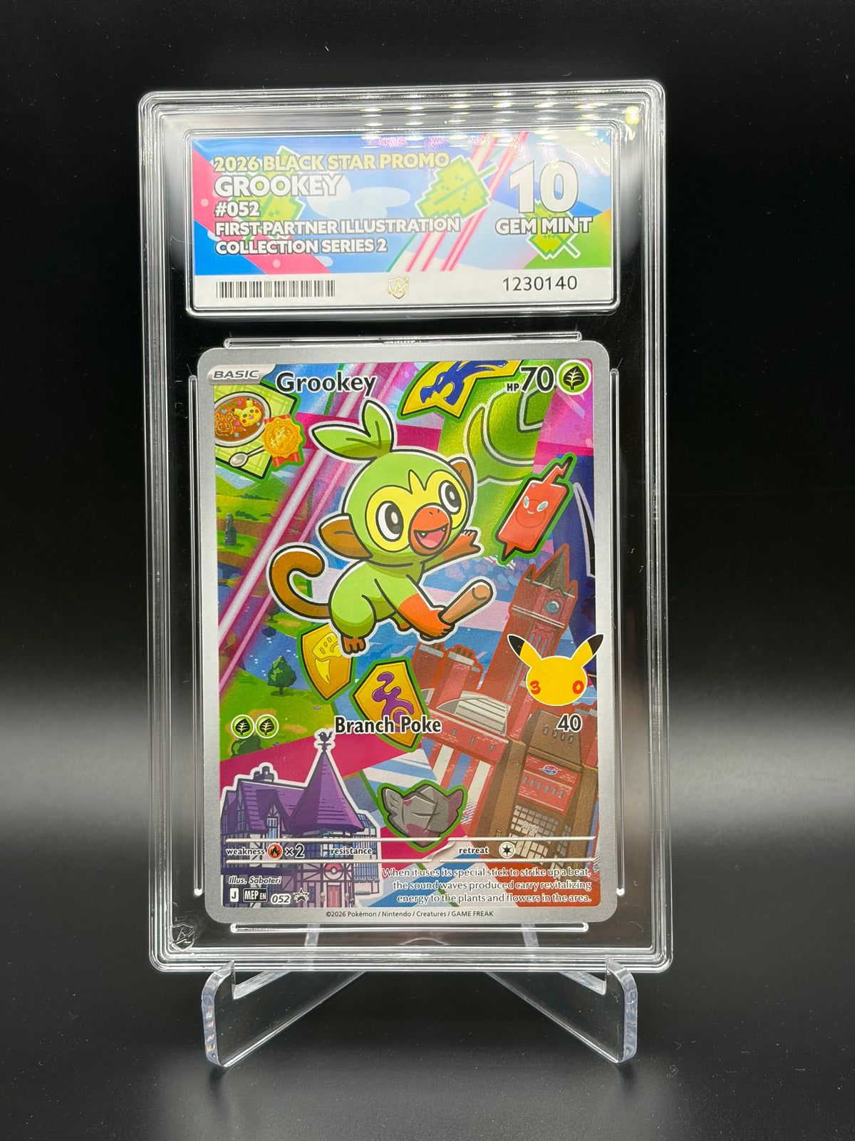 Pokémon First Partner Illustration Collection - 27 Cards all Graded Gem Mint 10