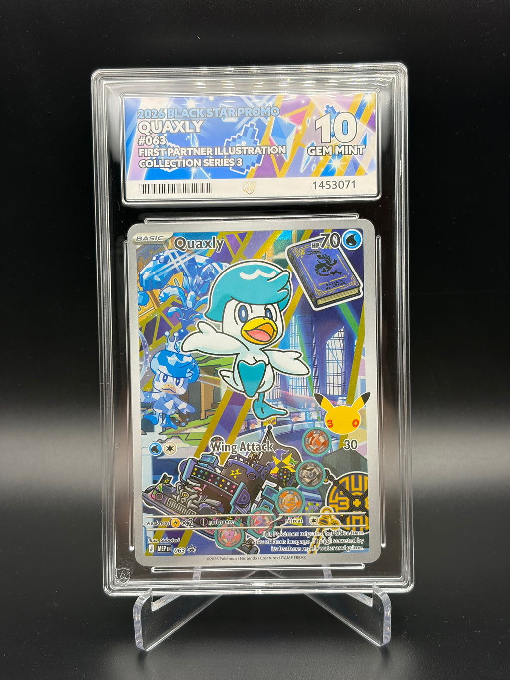 Pokémon First Partner Illustration Collection - 27 Cards all Graded Gem Mint 10