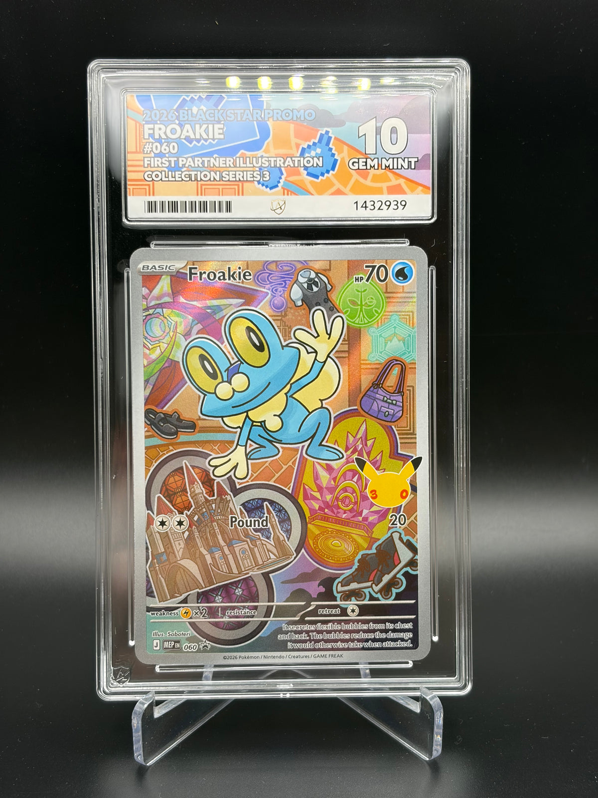 Pokémon First Partner Illustration Collection - 27 Cards all Graded Gem Mint 10