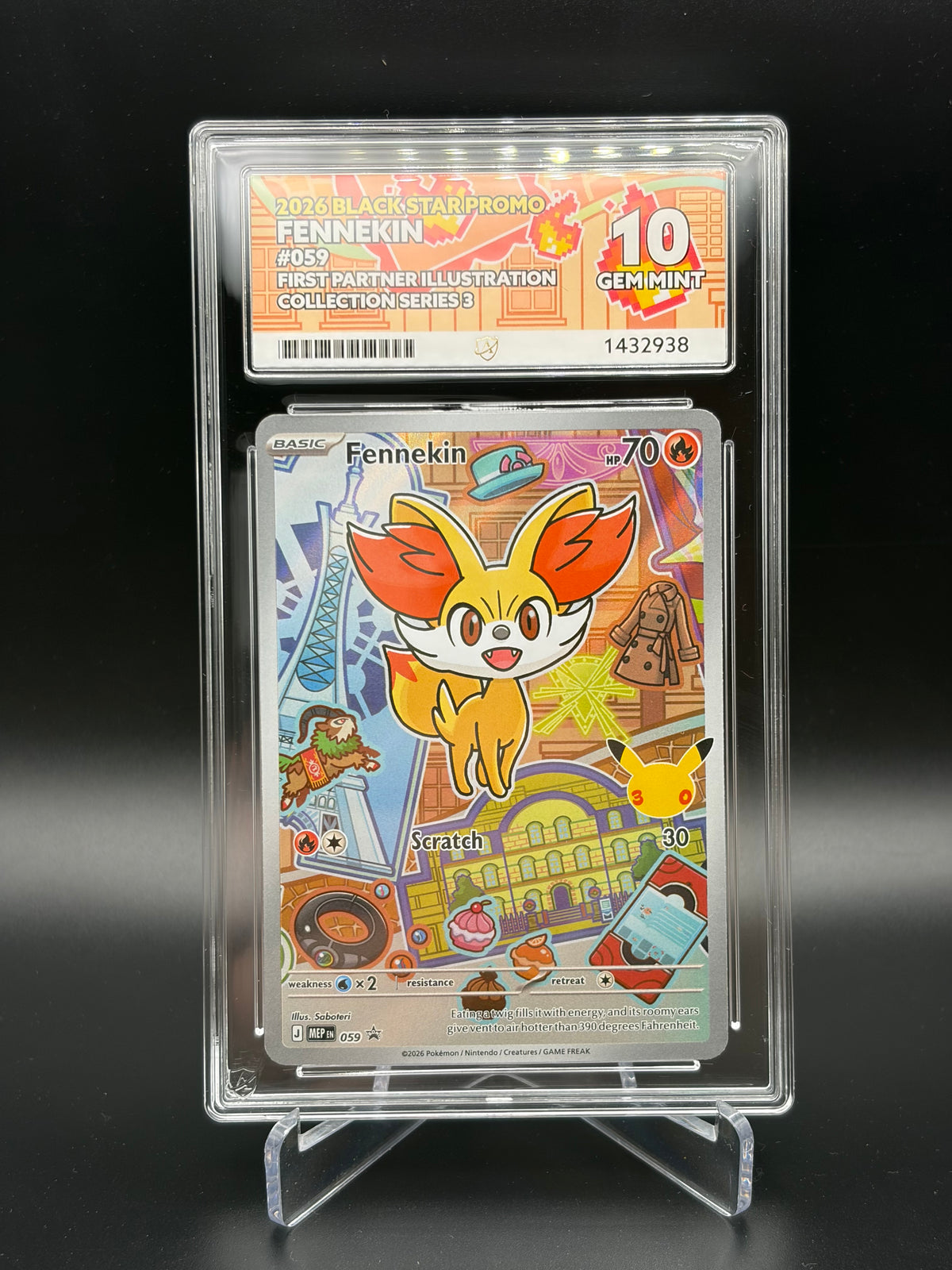 Pokémon First Partner Illustration Collection - 27 Cards all Graded Gem Mint 10