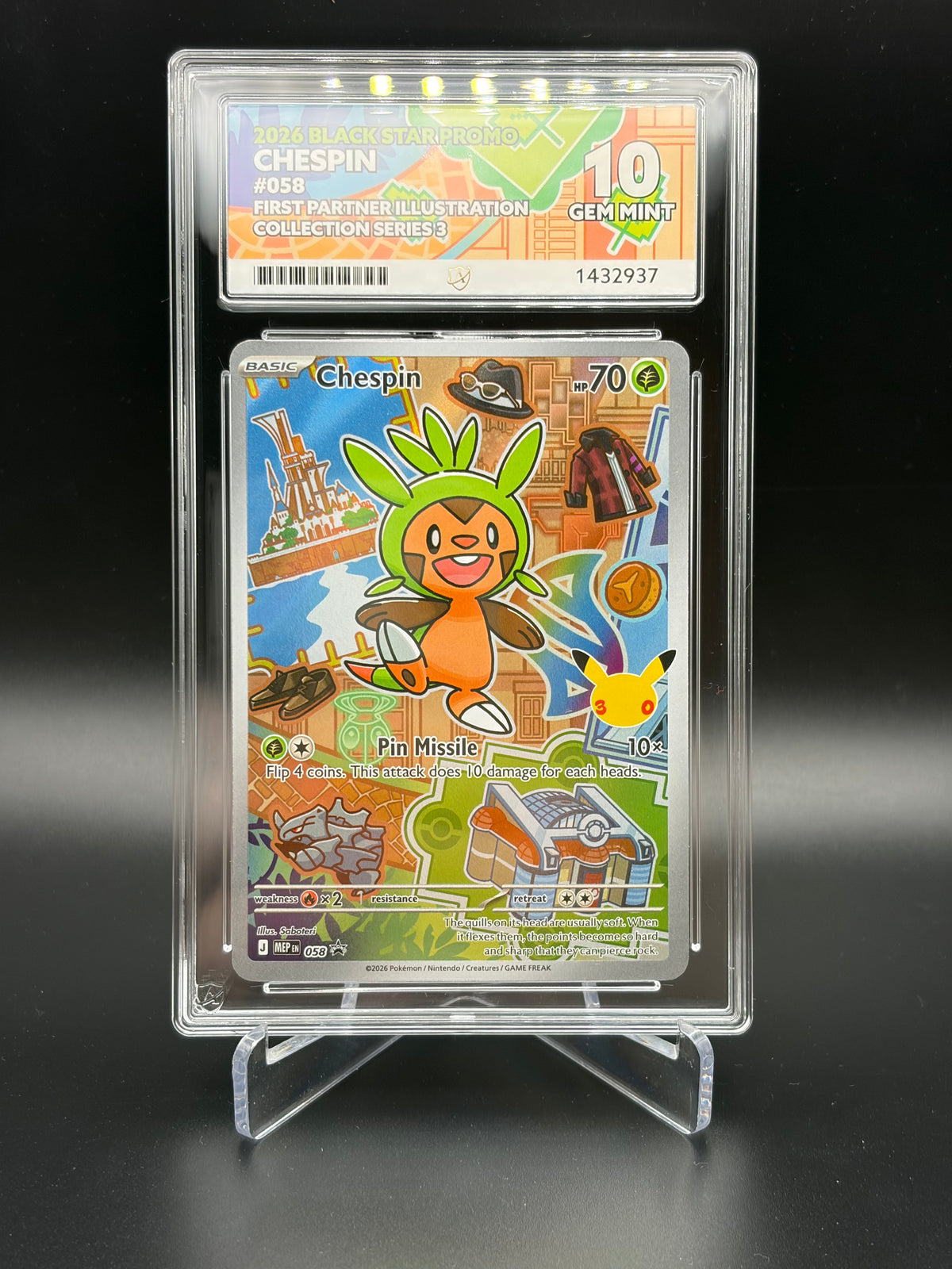 Pokémon First Partner Illustration Collection - 27 Cards all Graded Gem Mint 10