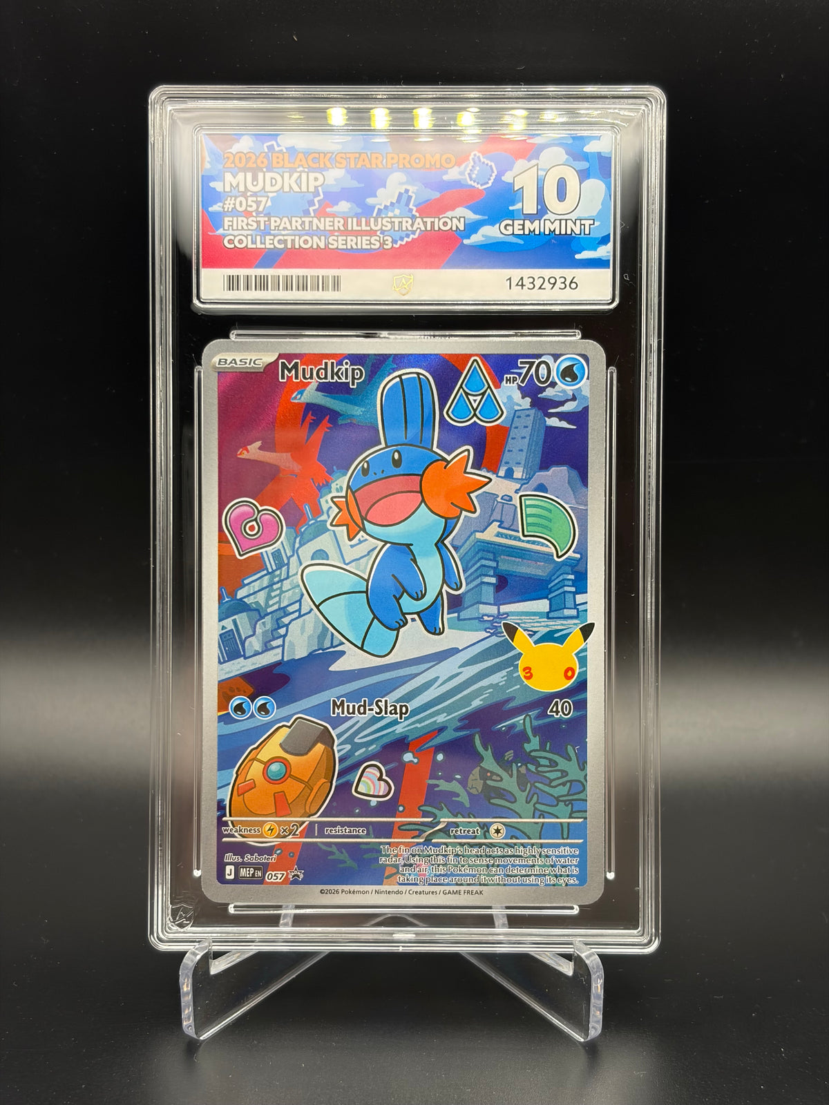 Pokémon First Partner Illustration Collection - 27 Cards all Graded Gem Mint 10