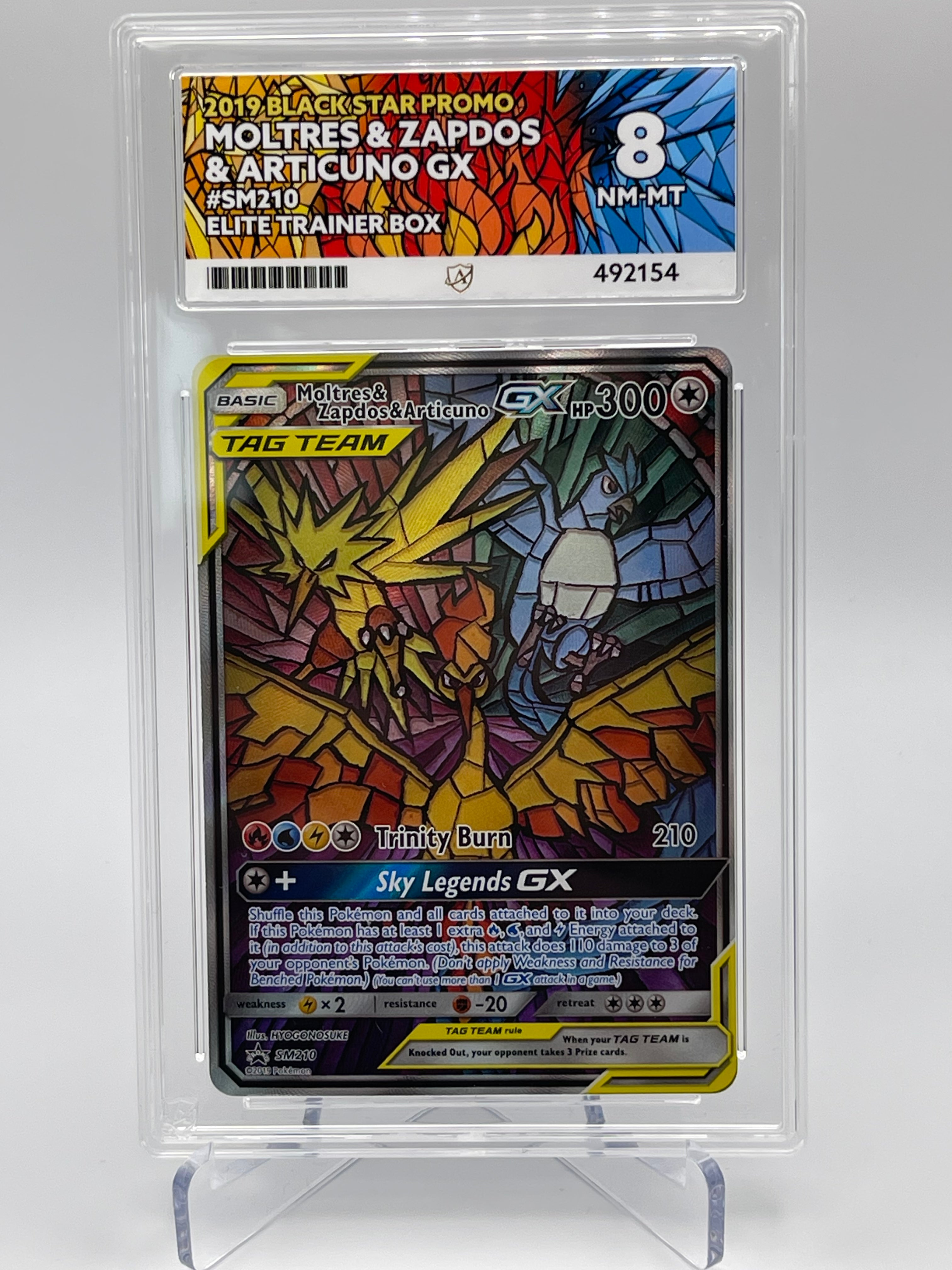 Ace Mint 8 NRMT - MT Moltres & Zapdos & Articuno SM210