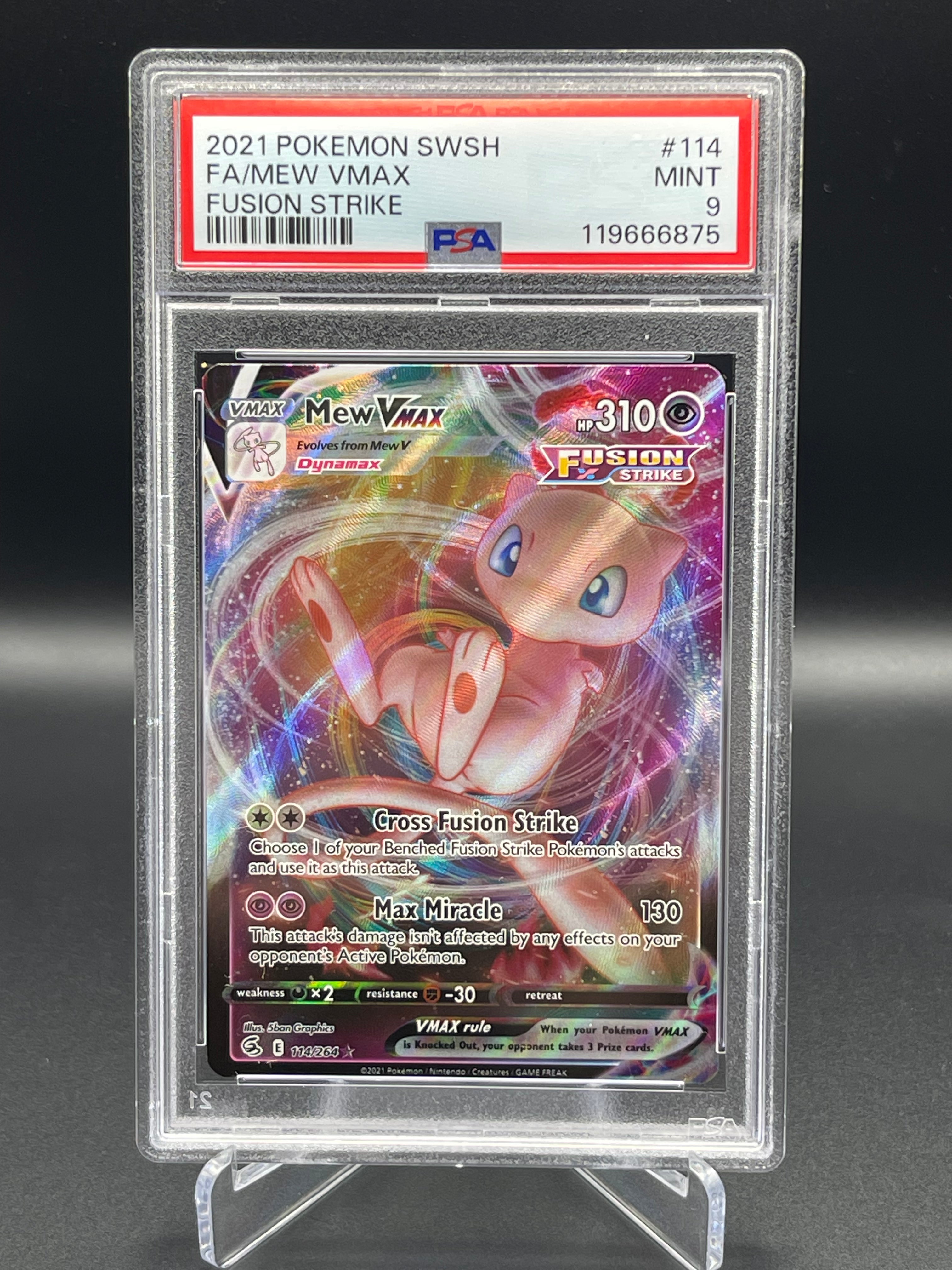 PSA 9 MINT Mew 114/264