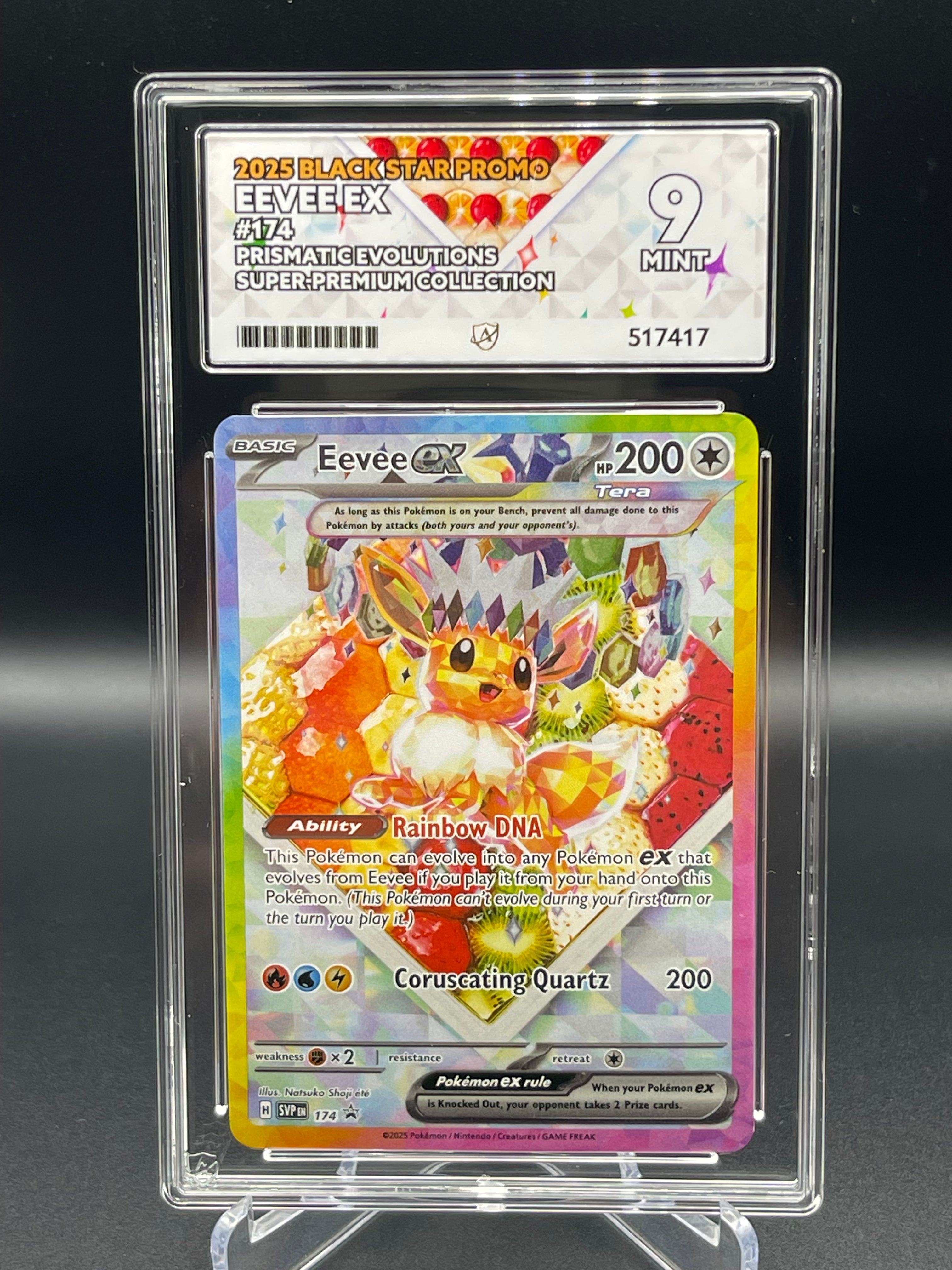 ACE GRADED 9 MINT Eevee SVP 174