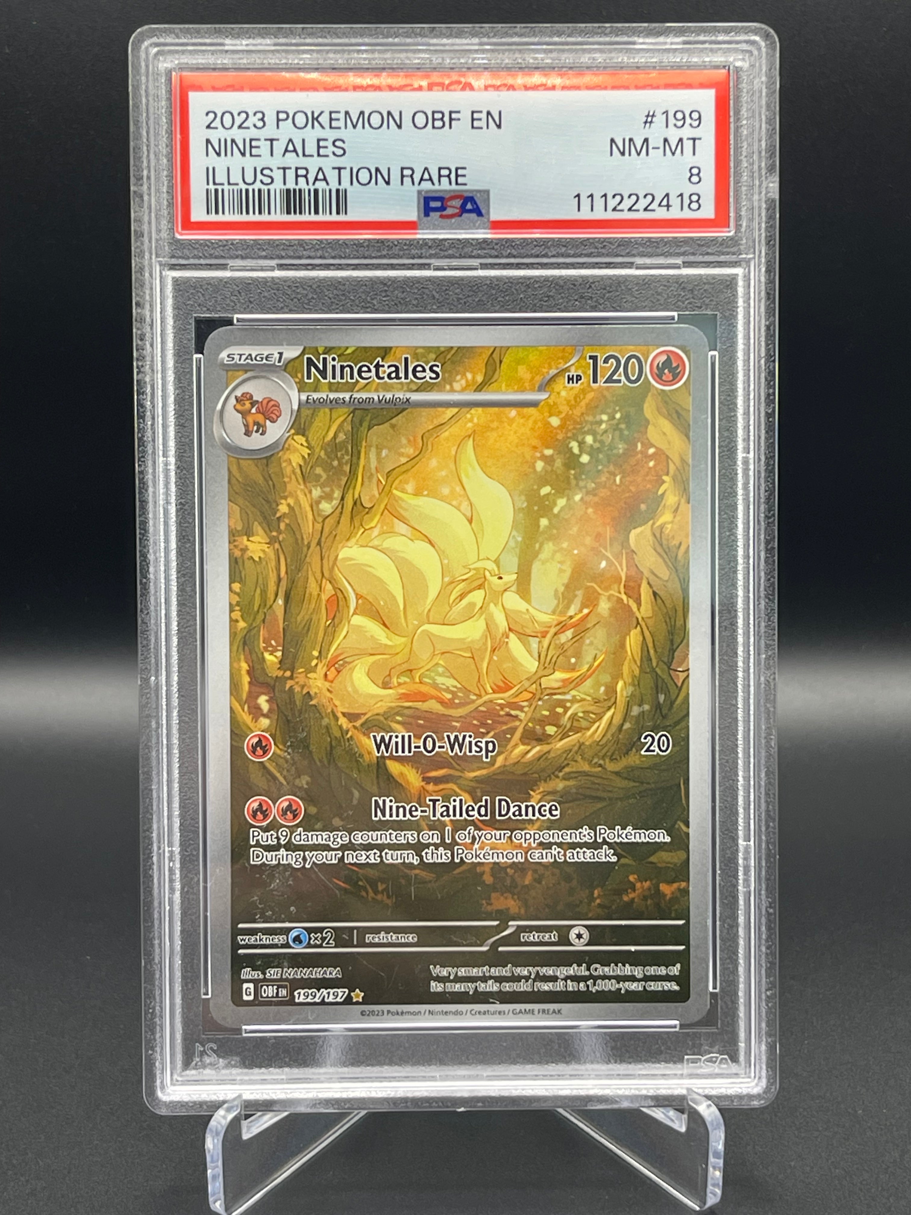 PSA 8  Ninetales 199/197