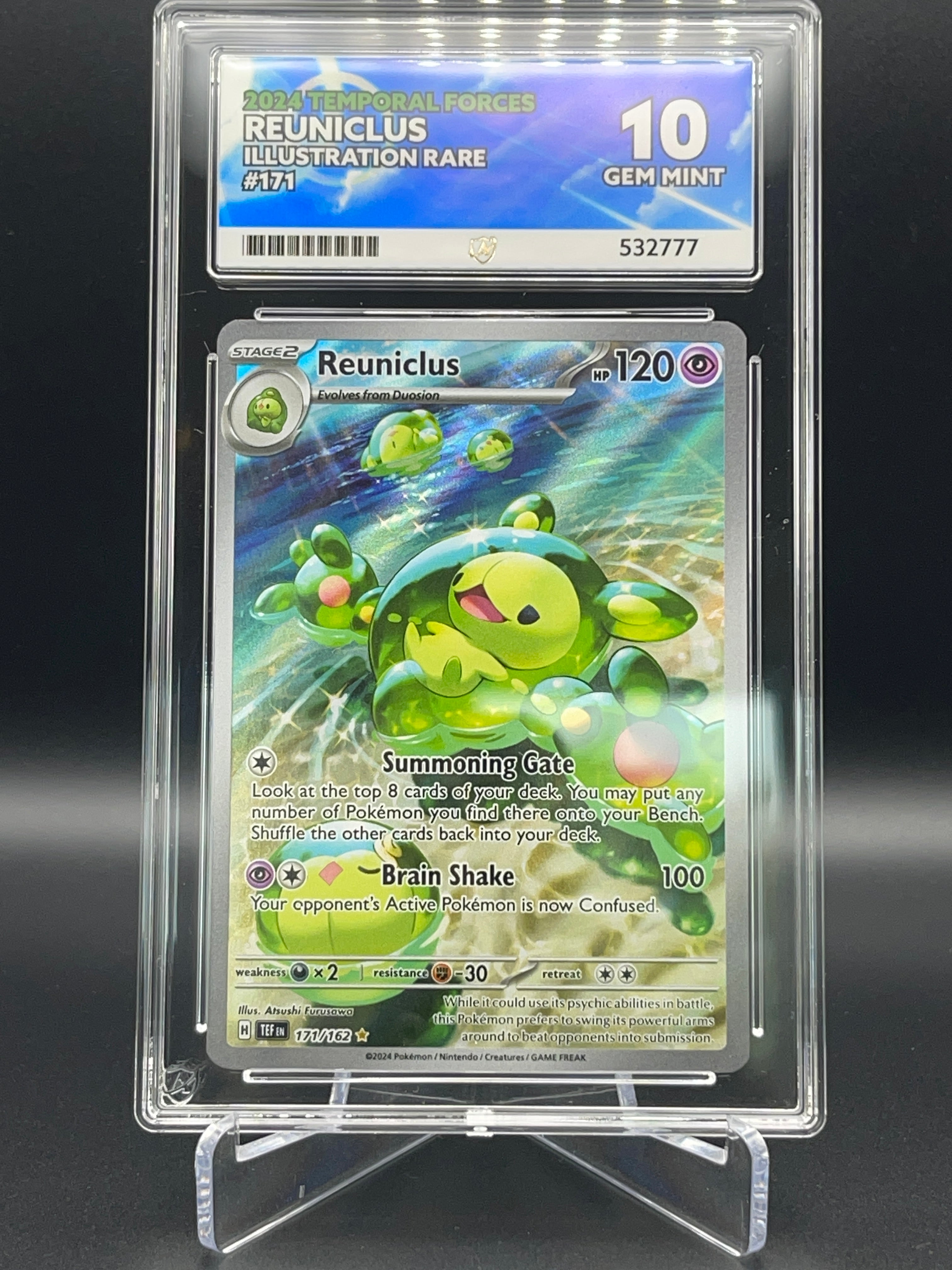 ACE Graded 10 Gem Mint Reuniclus SVP 212