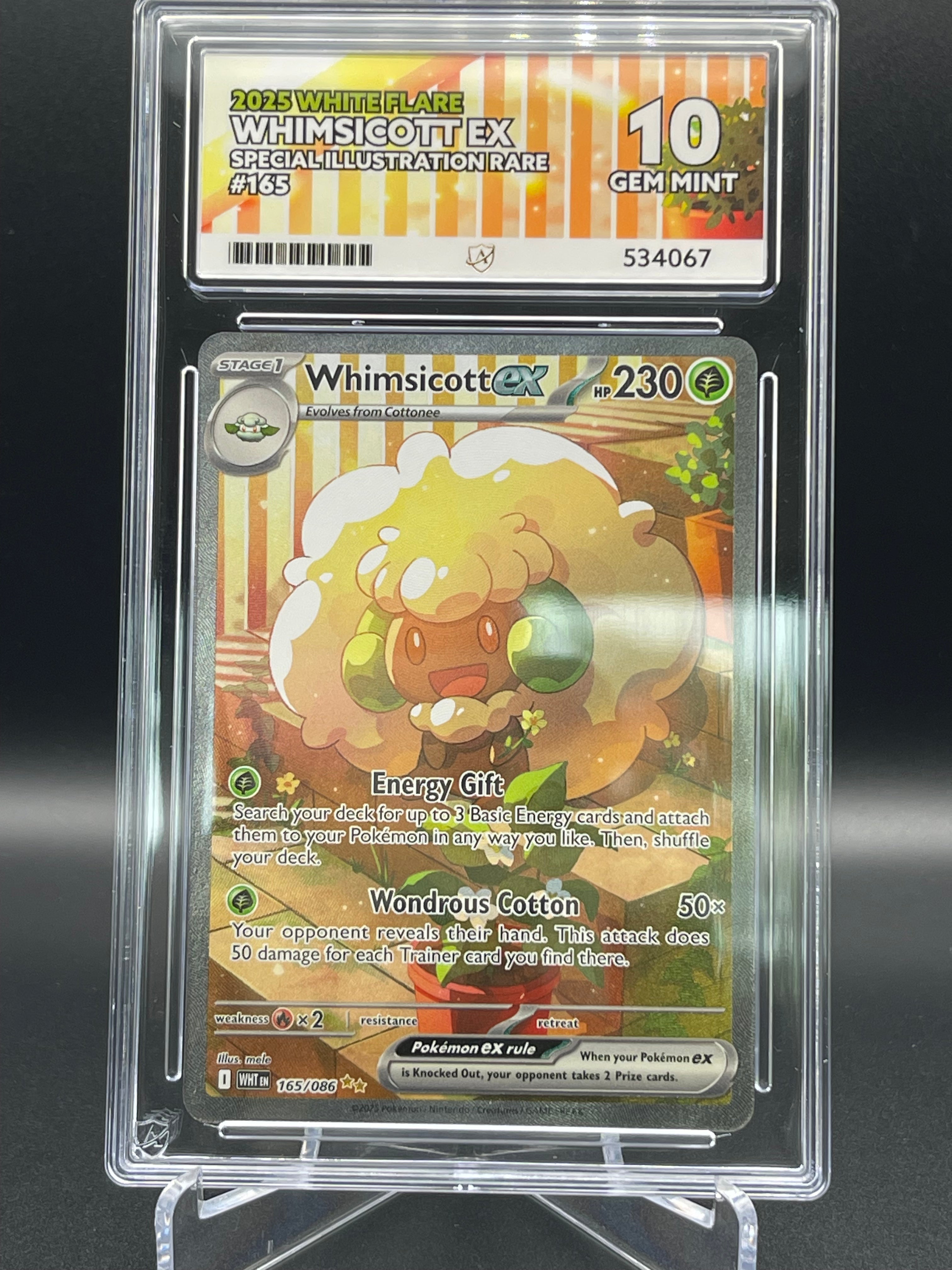 Ace 10 Gem Mint Whimsicott 165/086