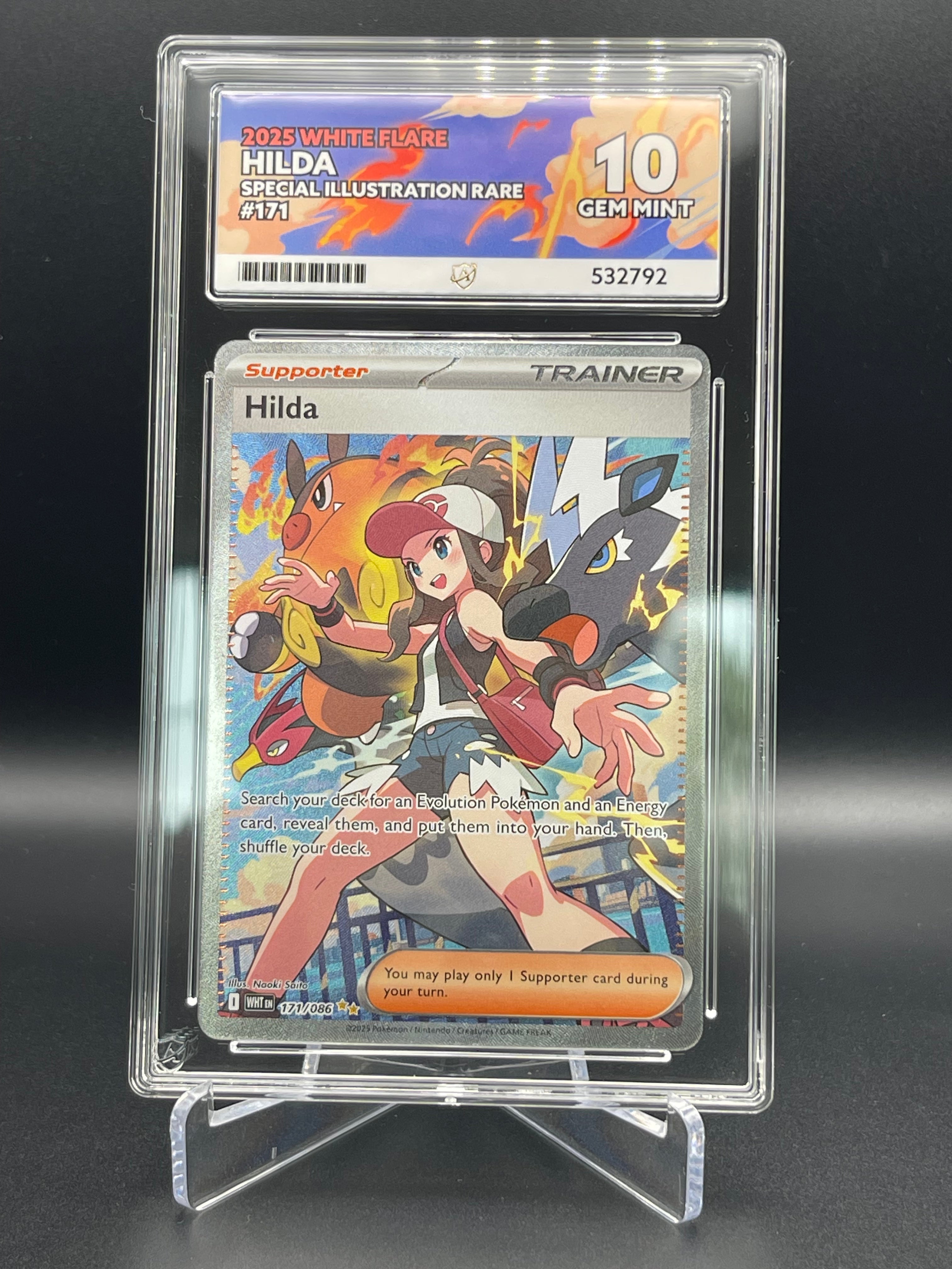 ACE 10 Gem Mint Hilda 171/086