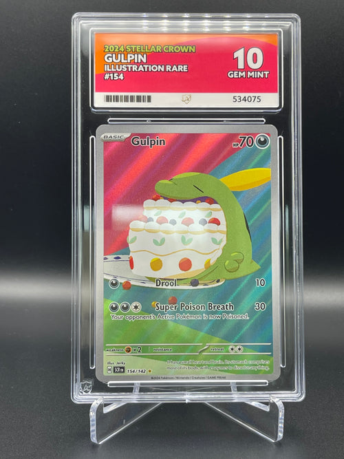 gulpin pokemon card ACE 10 GEM MINT Gulpin 154/142 – Card Vault TCG