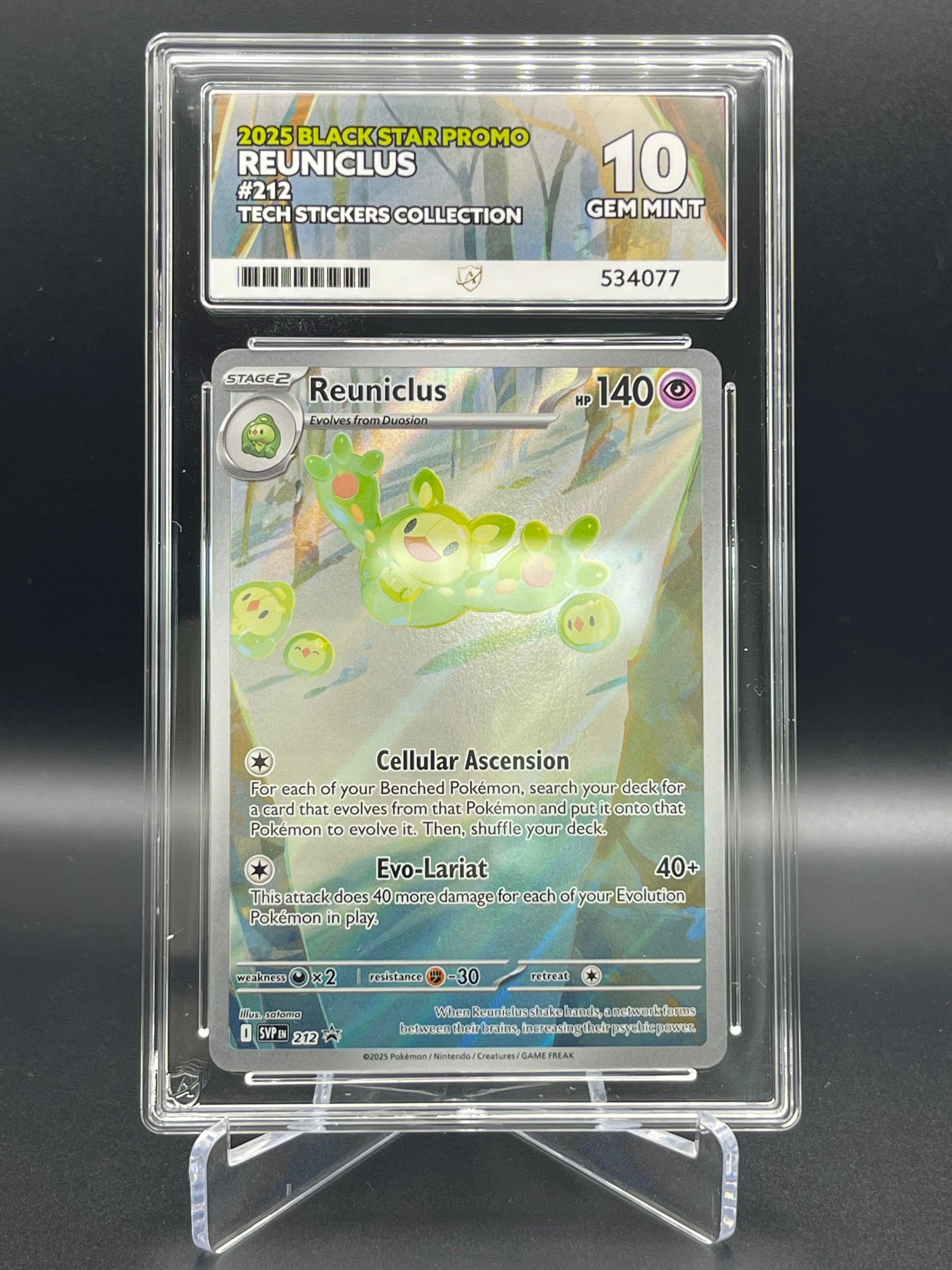 Ace Graded 10 Gem Mint Reuniclus 171/162