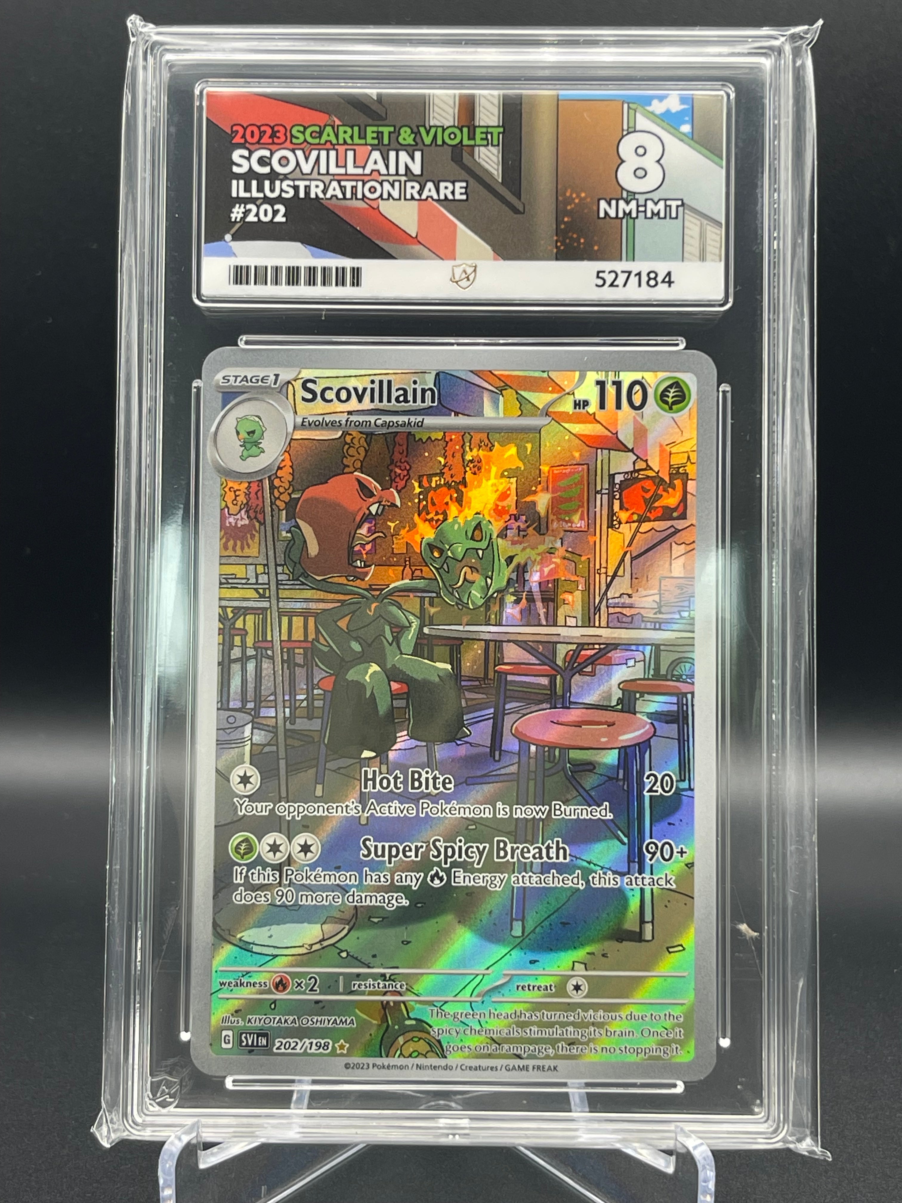 ACE GRADED 8 NM-MT Scovillain 202/198