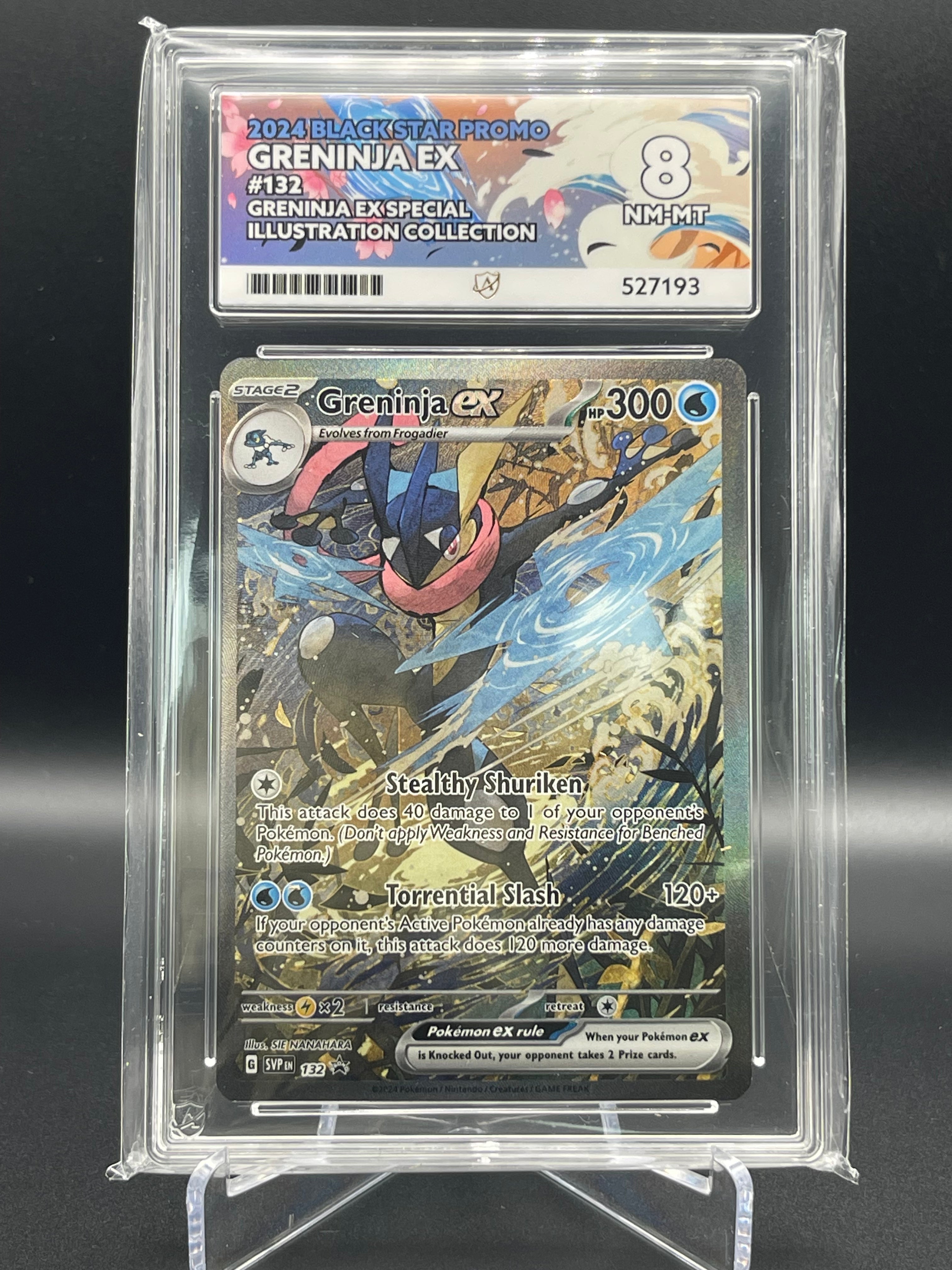 Ace Graded 8 NM-MT Greninja SVP 132