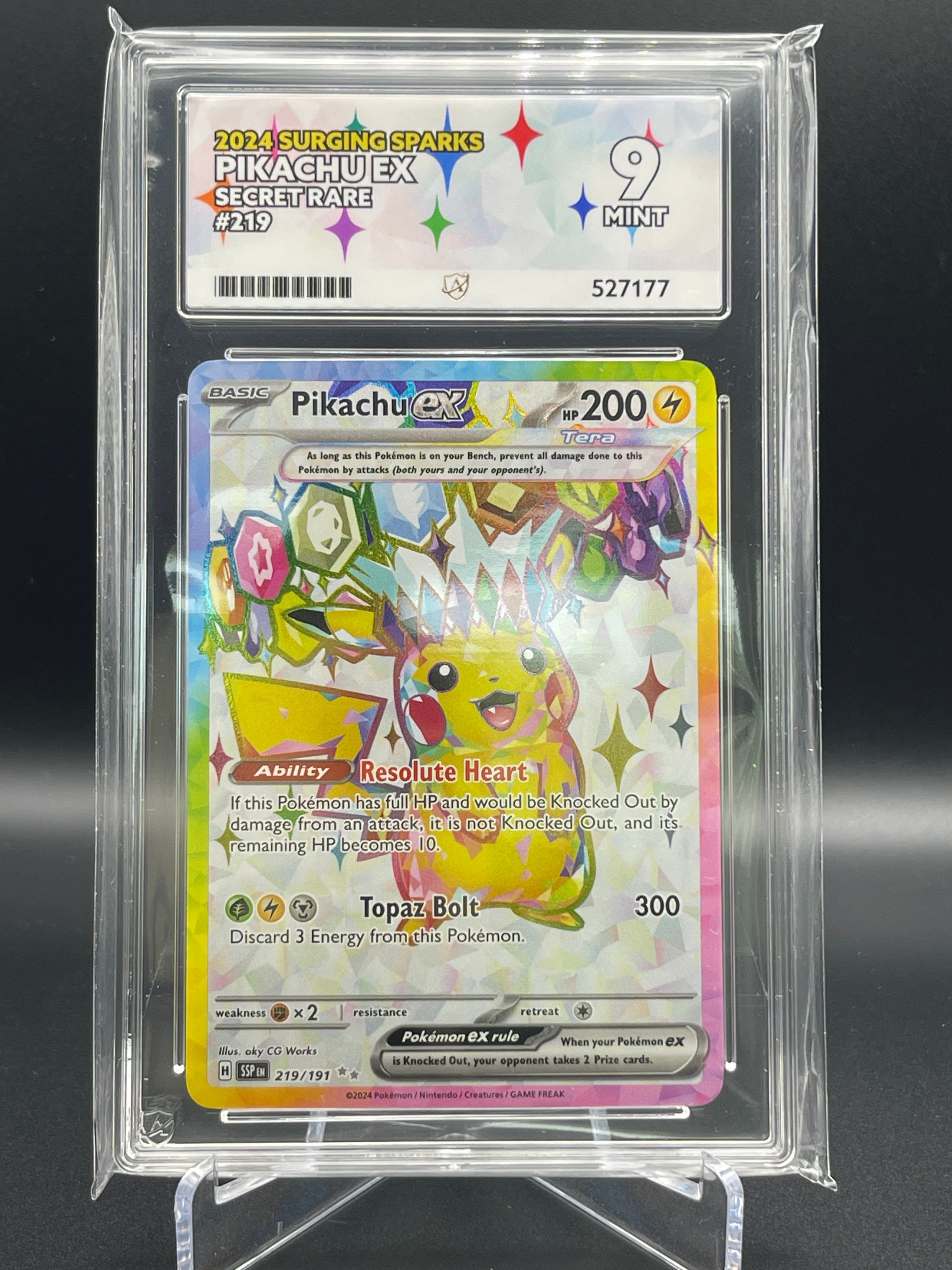 ACE Grading 9 MINT Pikachu 219/191