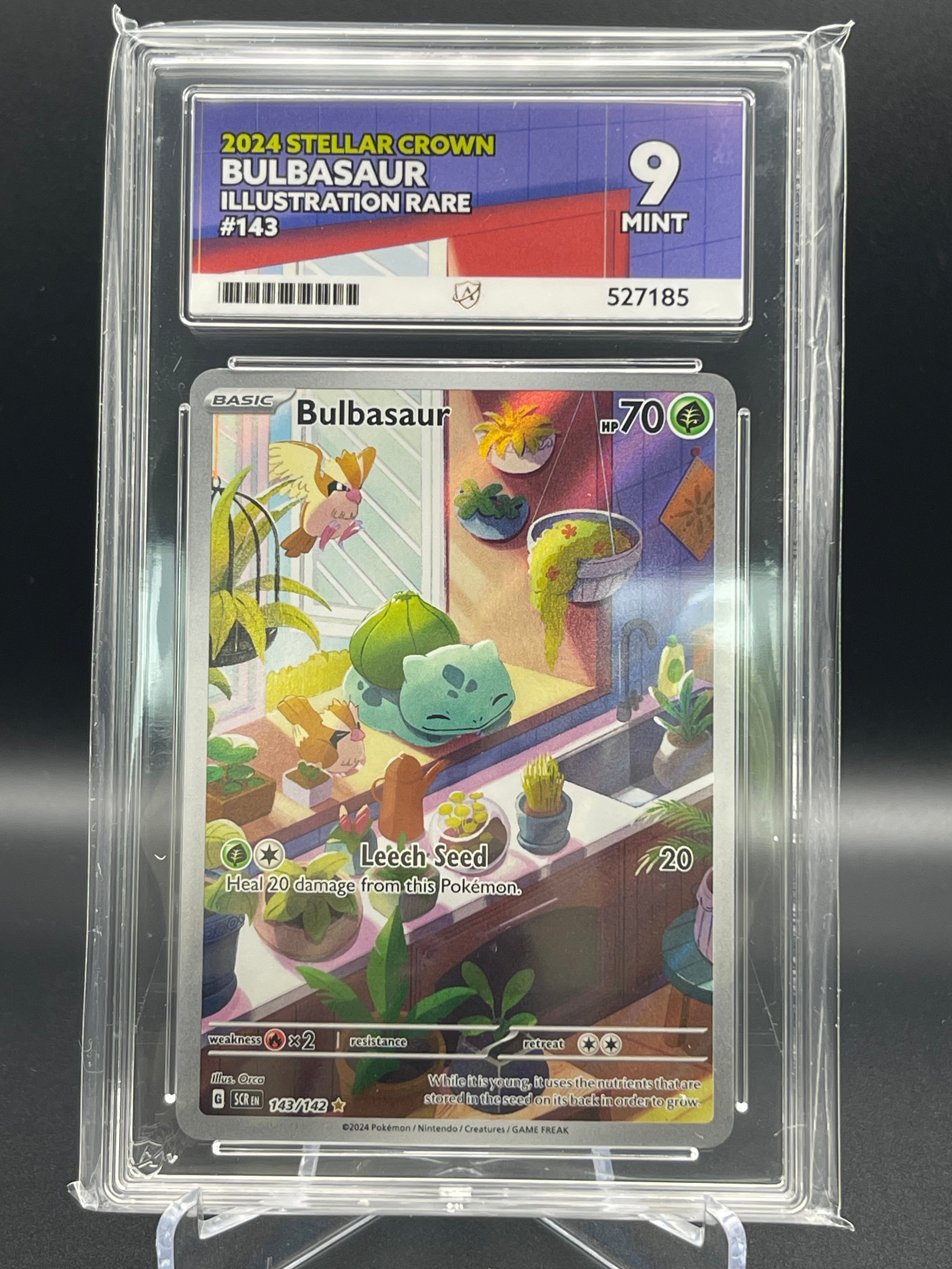 ACE Grading 9 MINT Bulbasaur 143/142