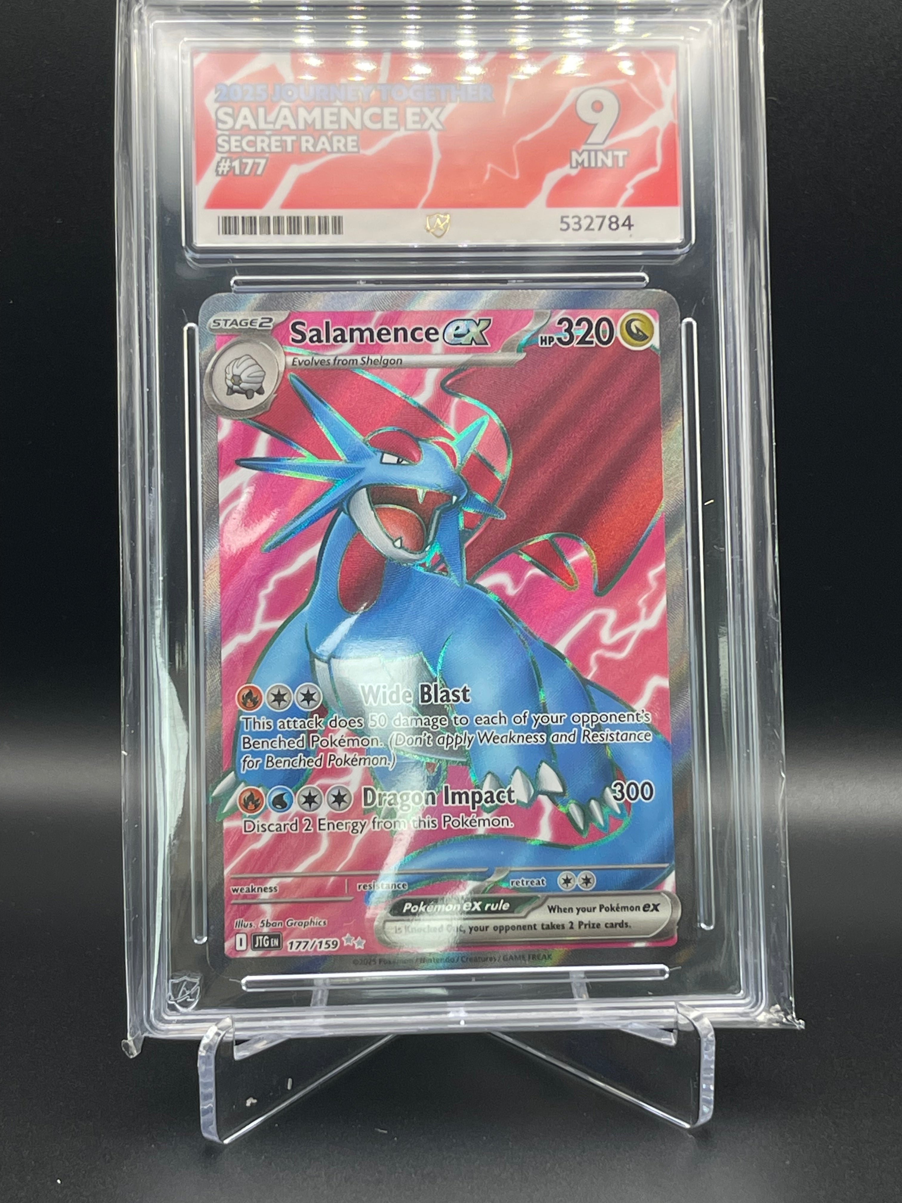 ACE Grading 9 MINT Salamance EX 177/159