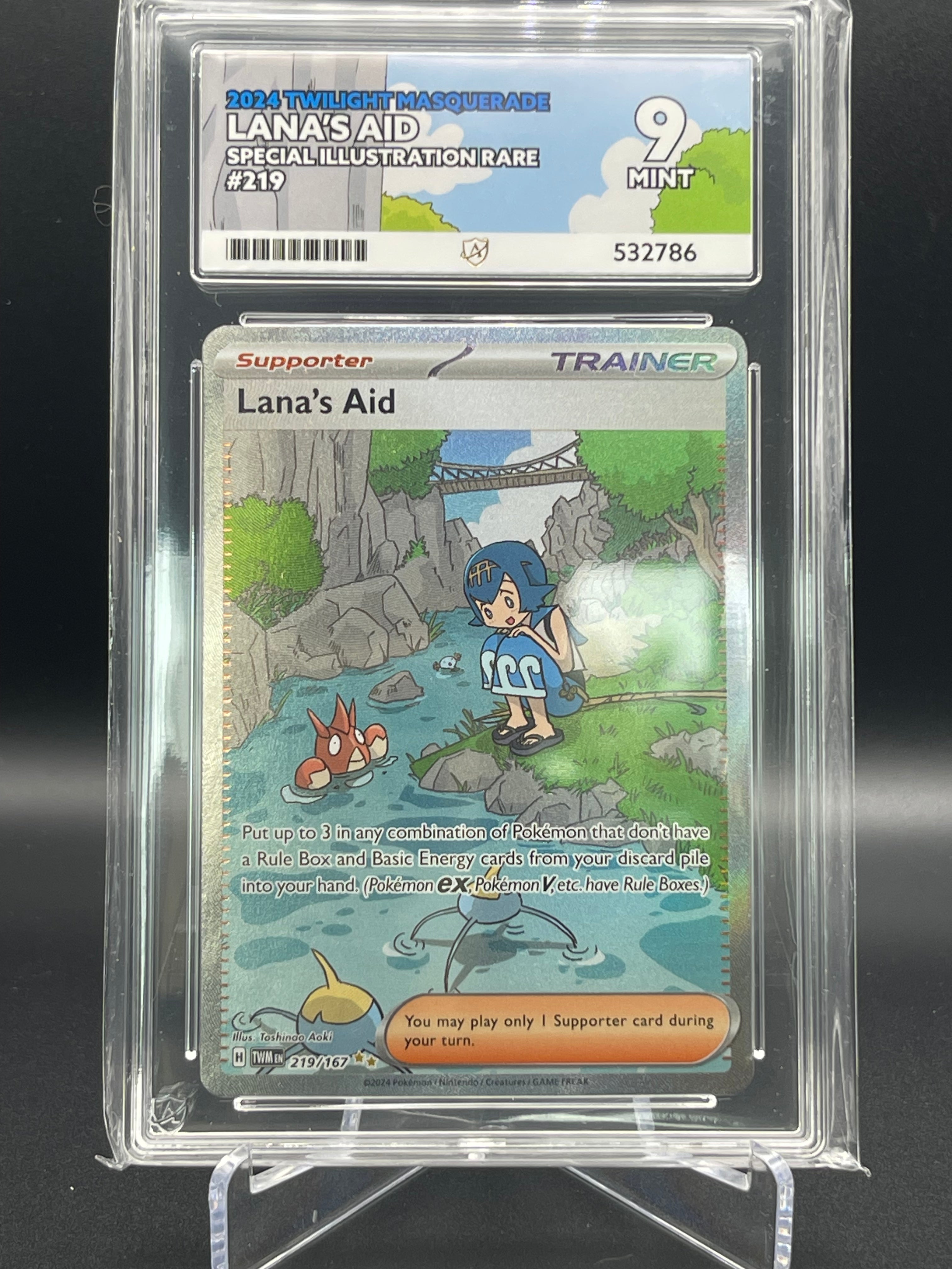 ACE Grading 9 MINT Lana's Aid 219/167
