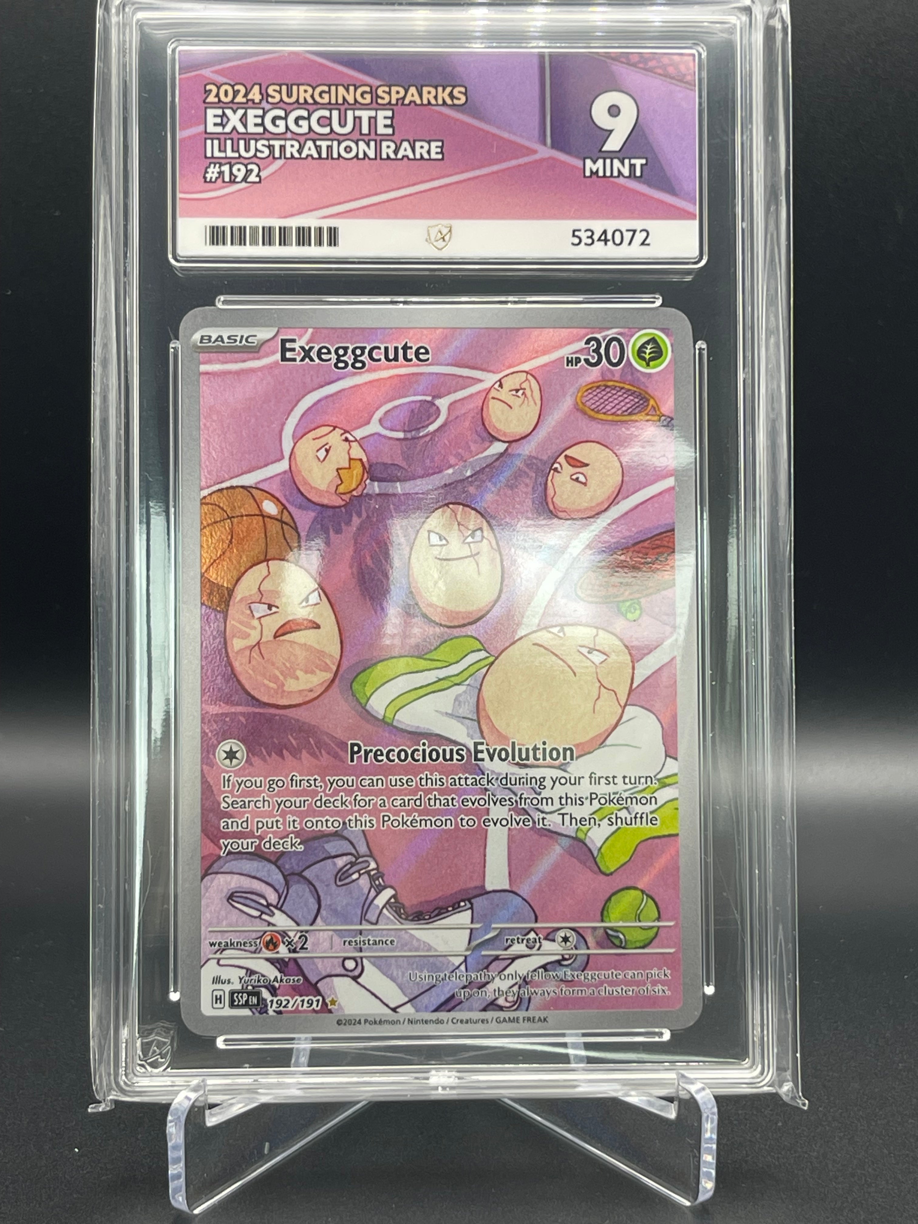 ACE Grading 9 MINT Exeggcute 192/191