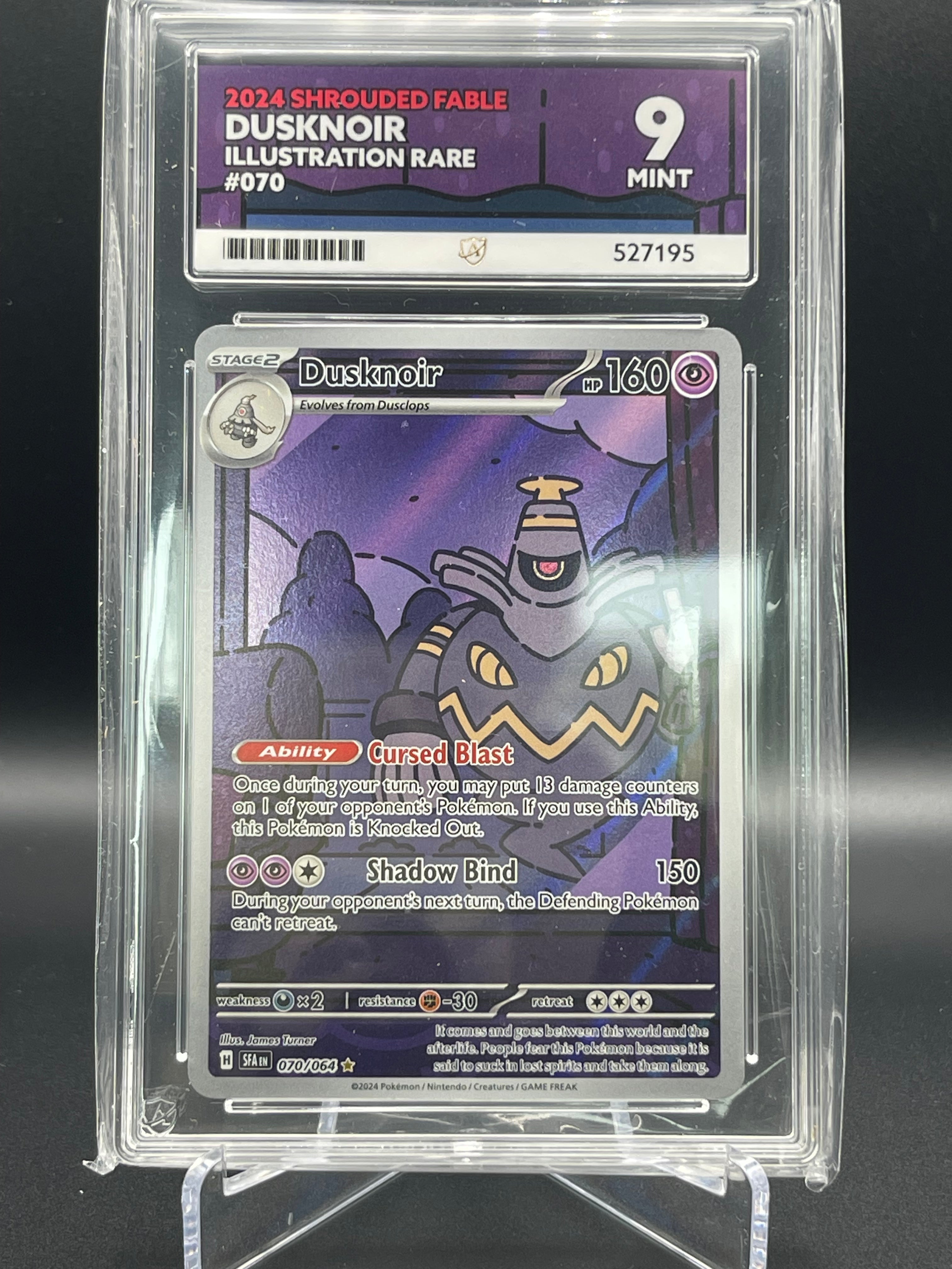 ACE Grading 9 MINT Dusknoir 070/064