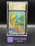 ACE GRADED 9 MINT Pokemon Azurill 086/076 Storm Emeralda JPN
