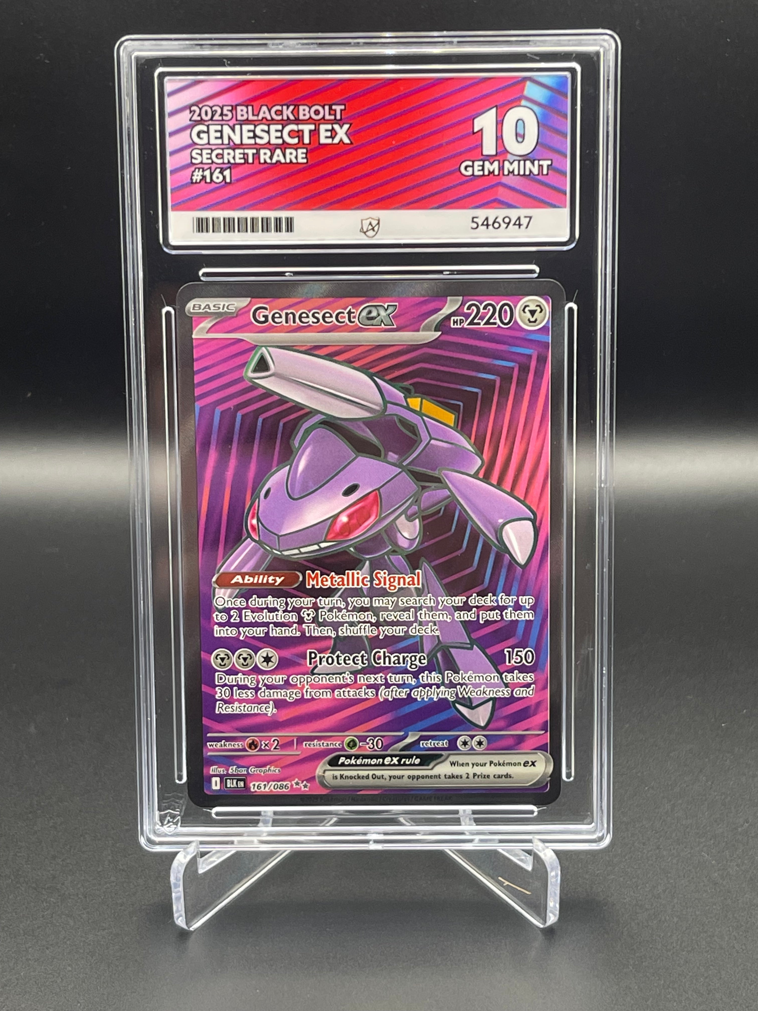 ACE GRADED GEM MINT 10 Genesect 161/086