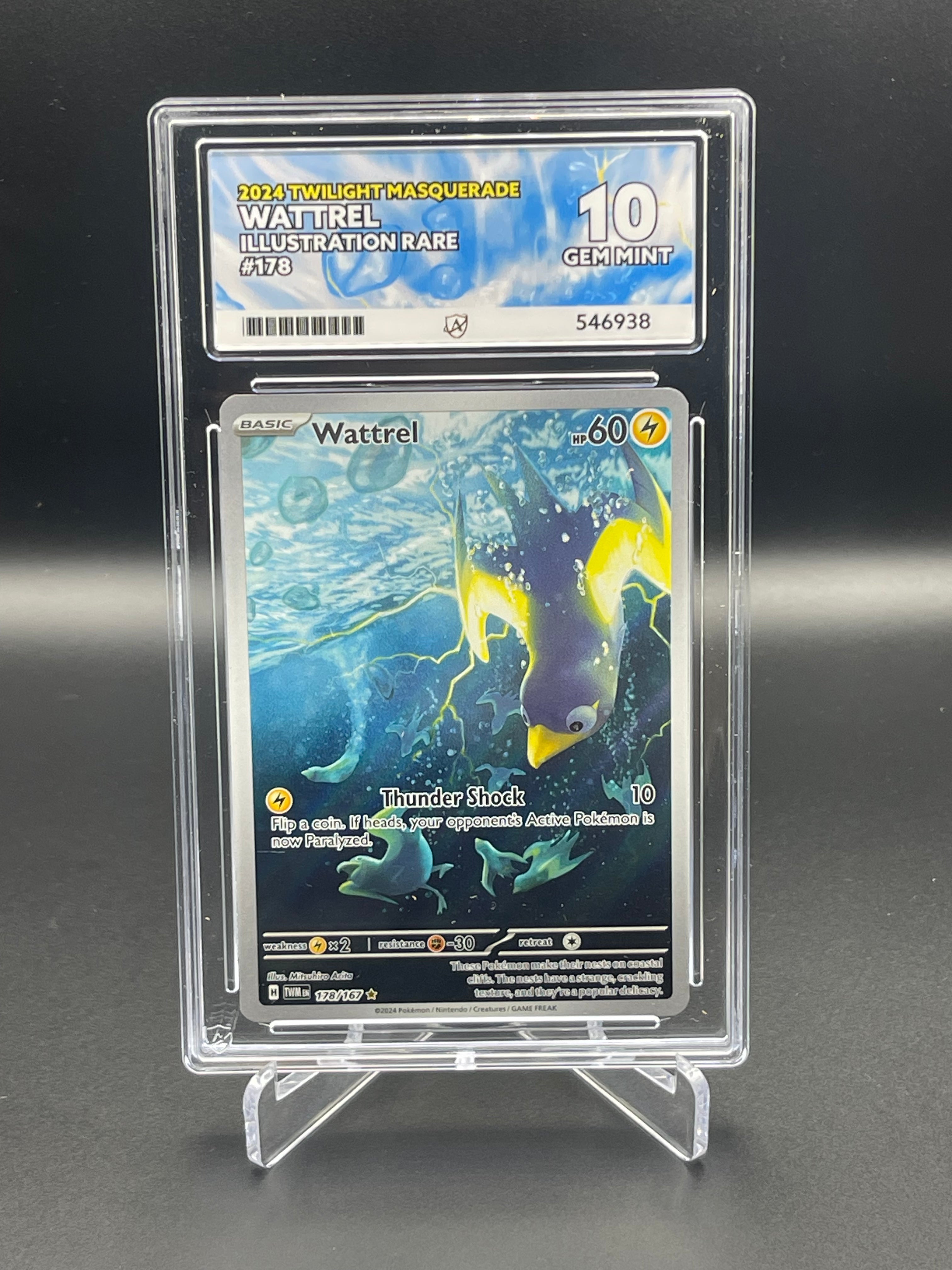 ACE GRADED 10 GEM MINT Wattrel 178/167