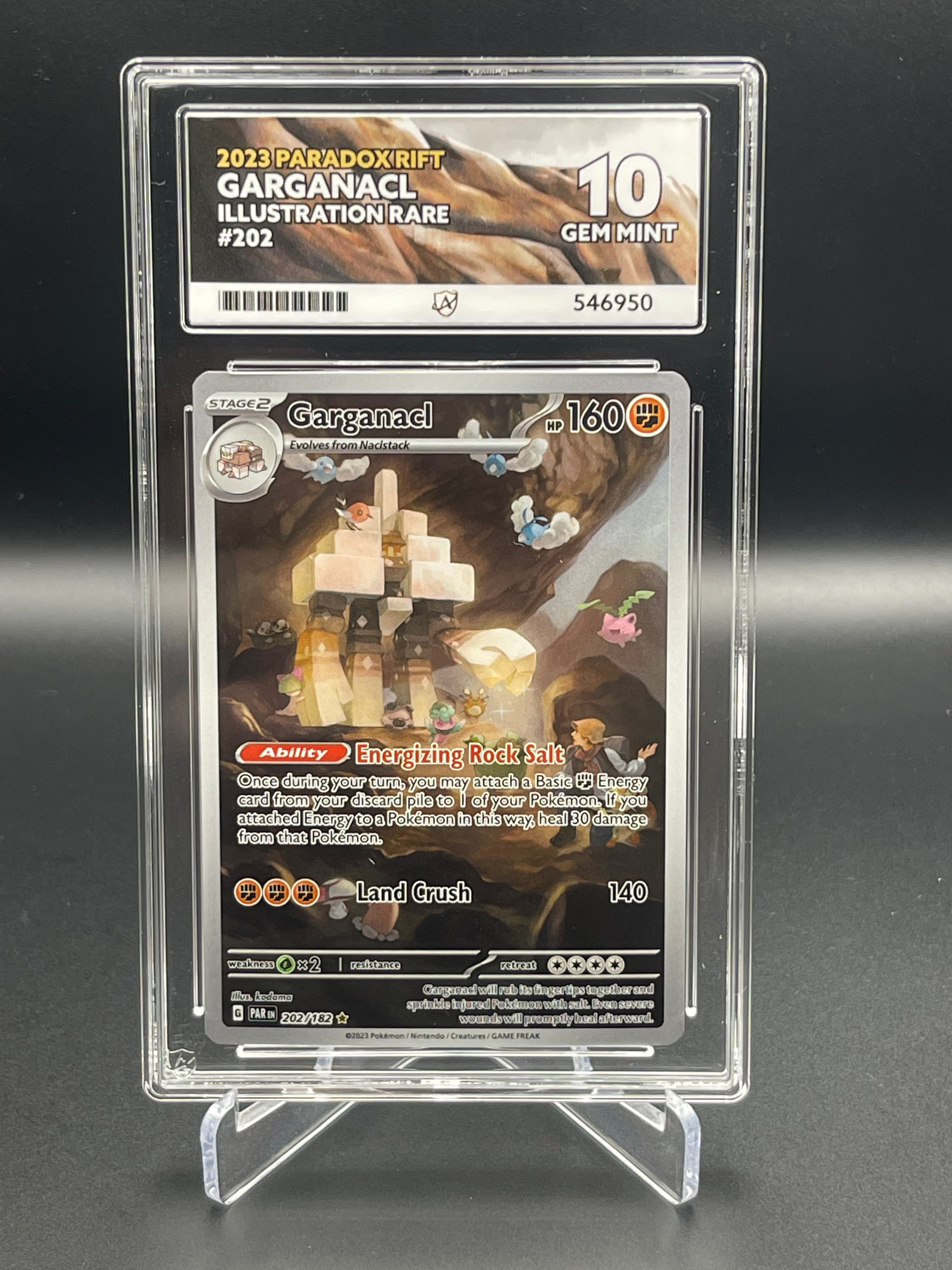 ACE GRADED 10 GEM MINT Garganacl 202/182