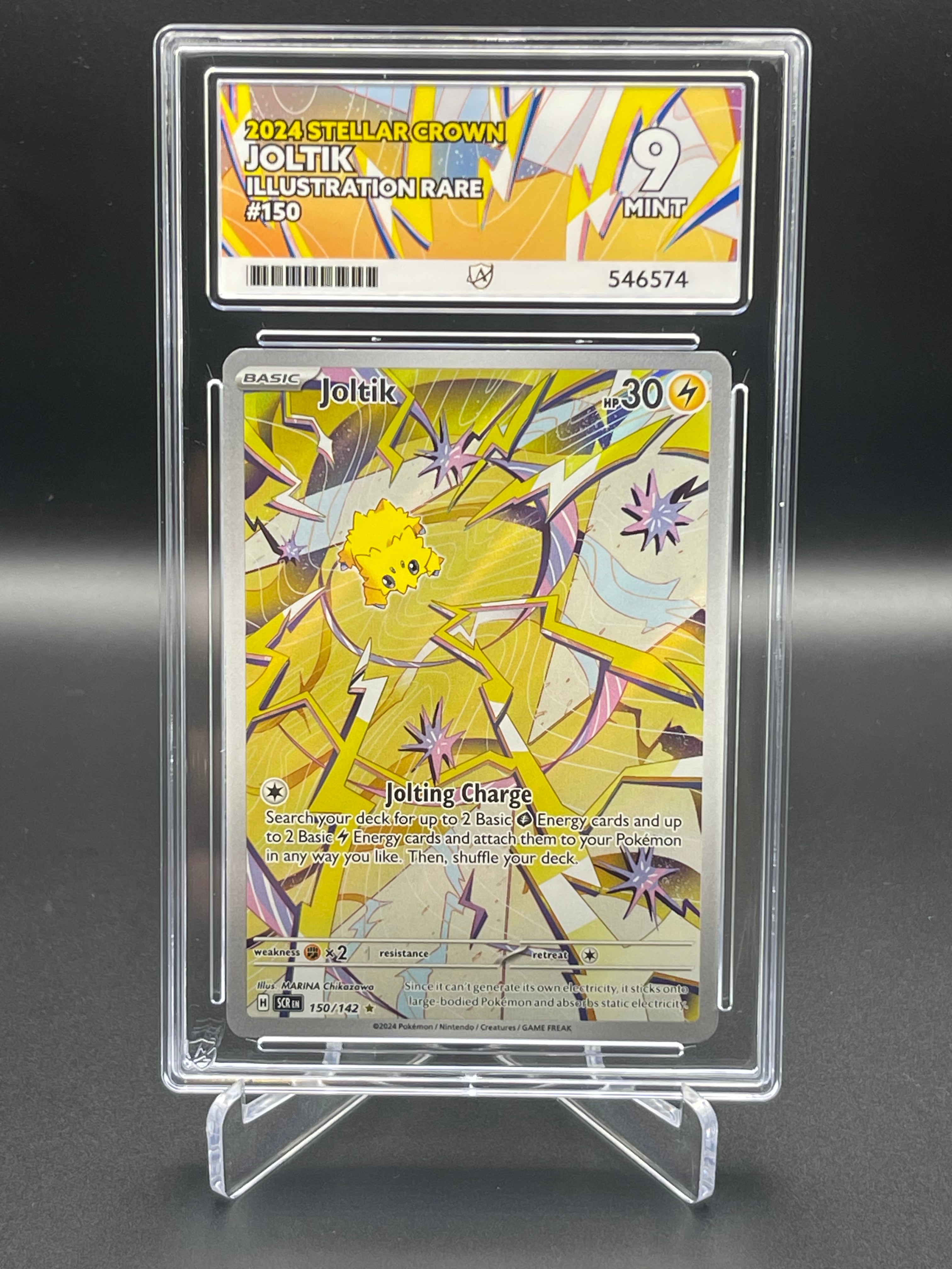 ACE GRADED 9 Mint Joltik 150/142