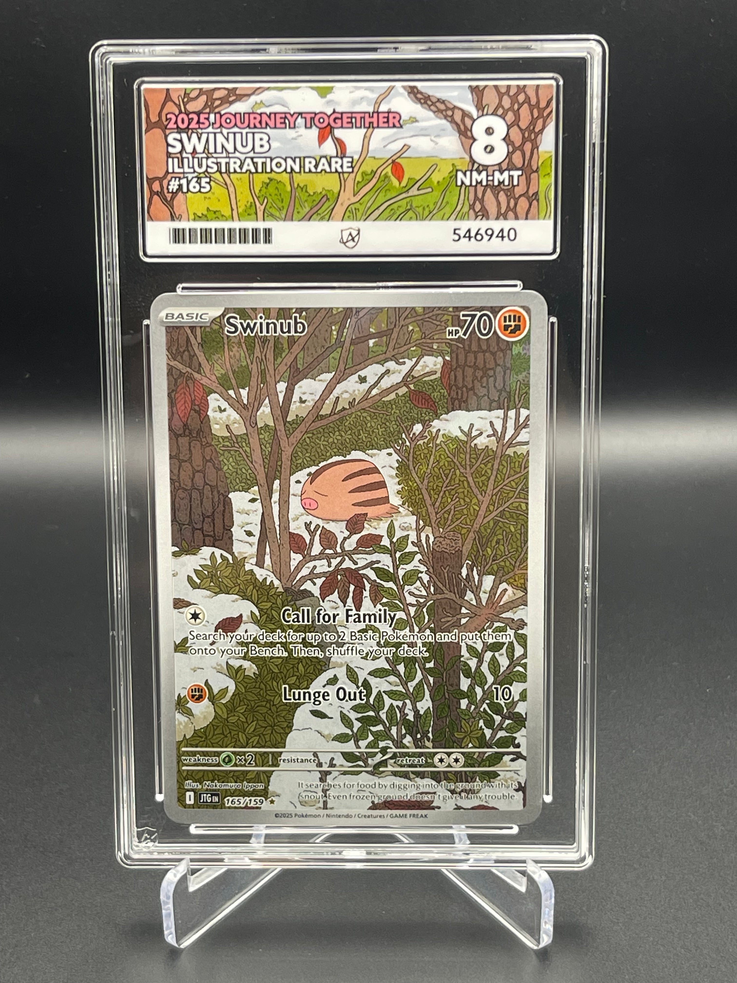 Ace Graded 8 NM-MT Swinub 165/159